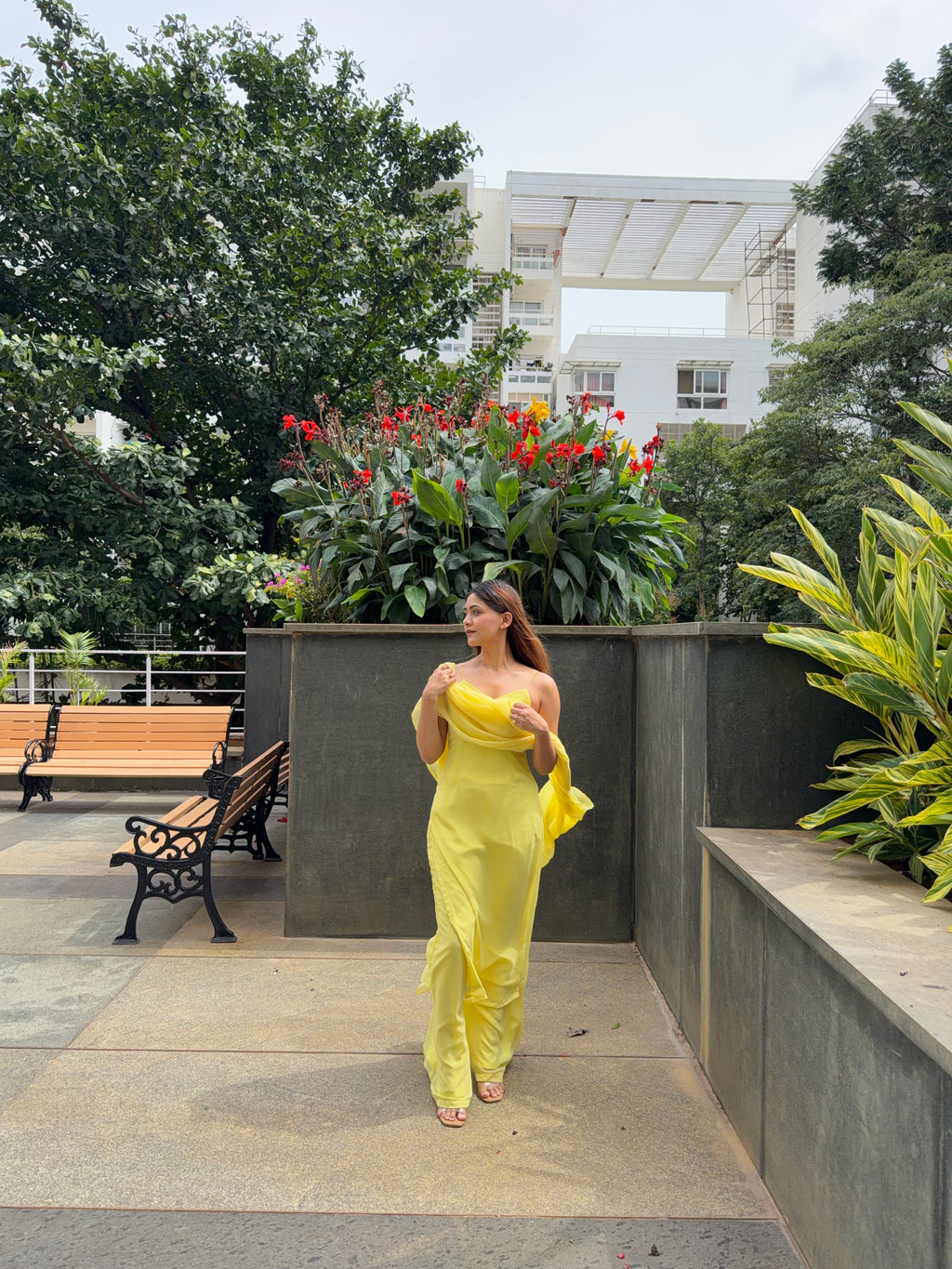 Genda Suit Set - Lemon Yellow
