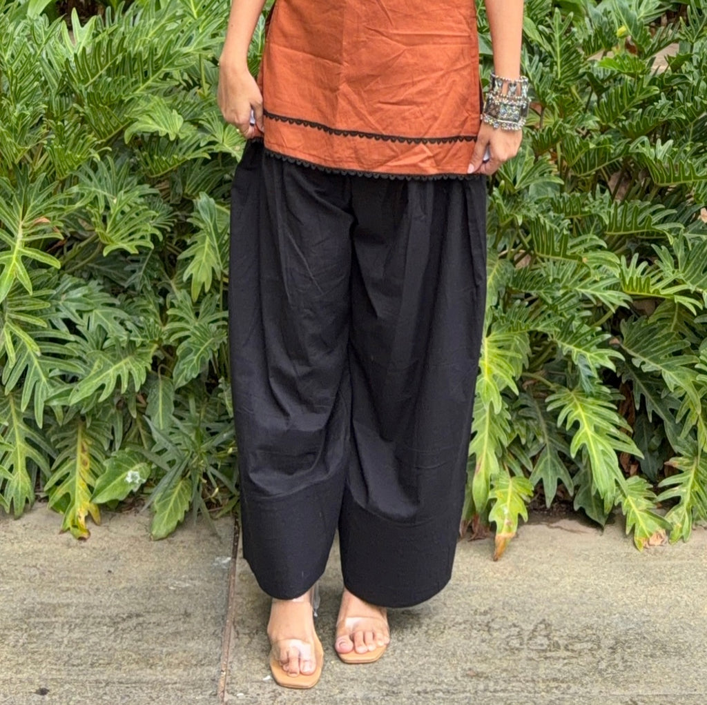 Farshi Salwar - Black