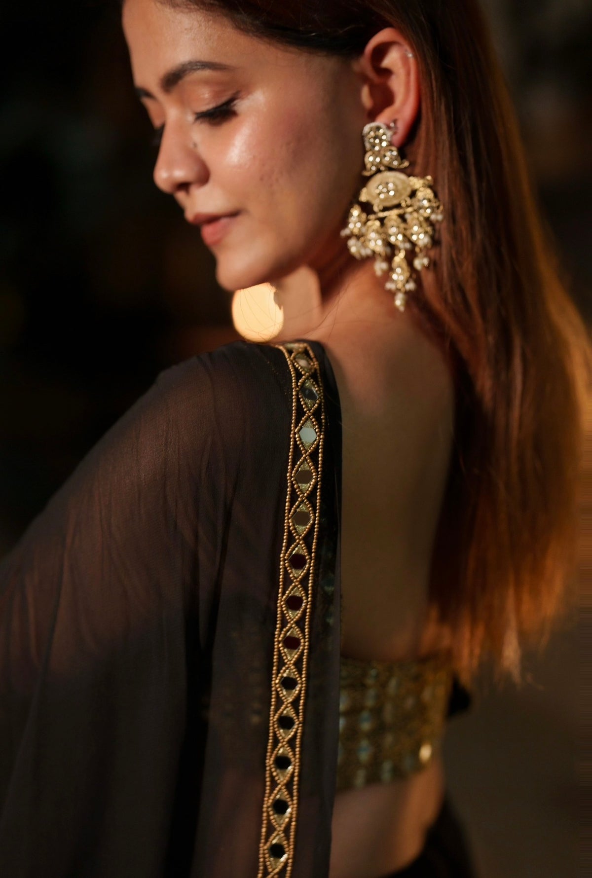 Jashn Hand Embroidered Saree
