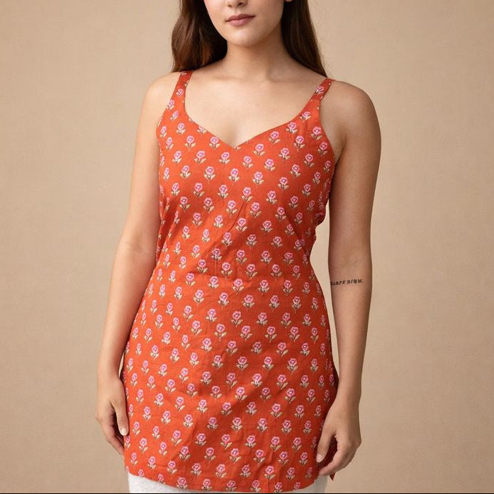 Eshani Hand Block Printed Kurti