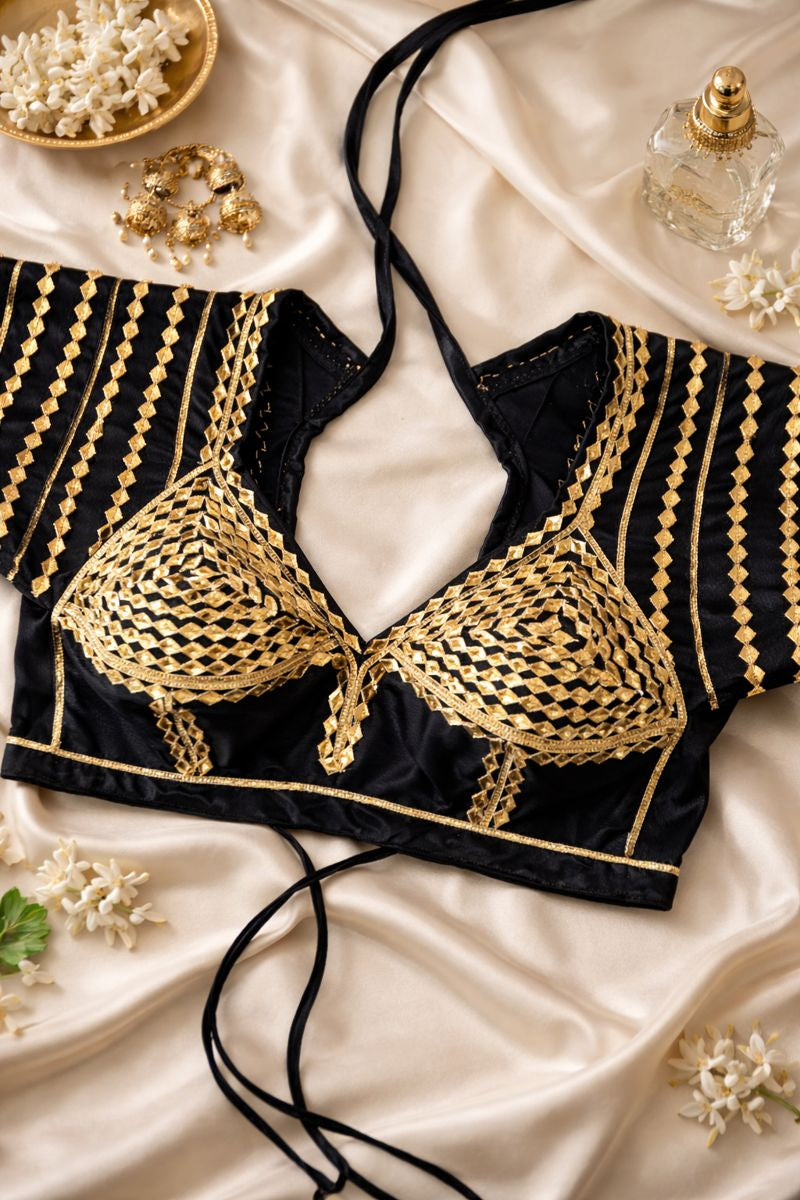 Zaira Black Aangi Blouse