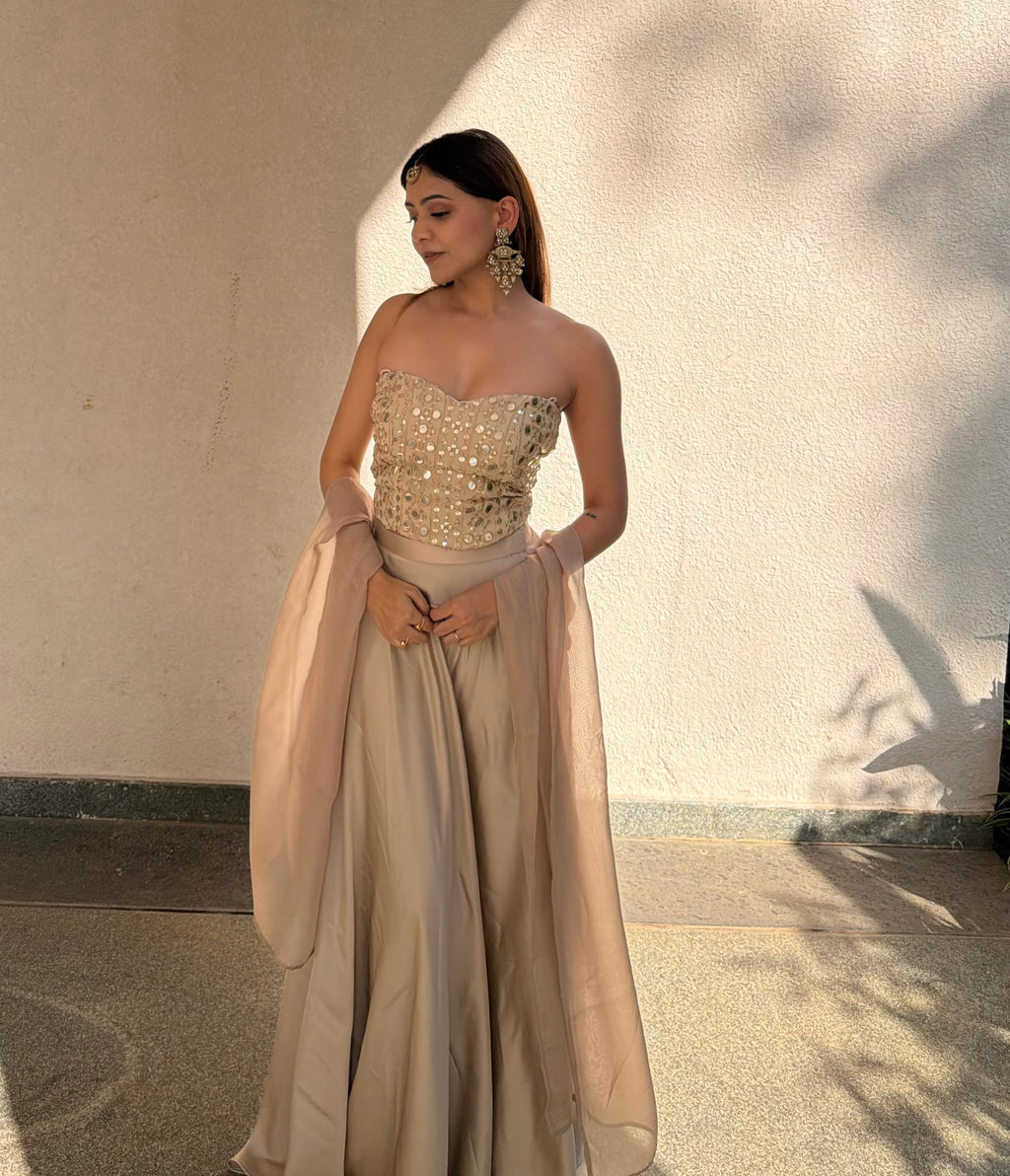 Ada Lehenga Set - Gold (Limited Edition)