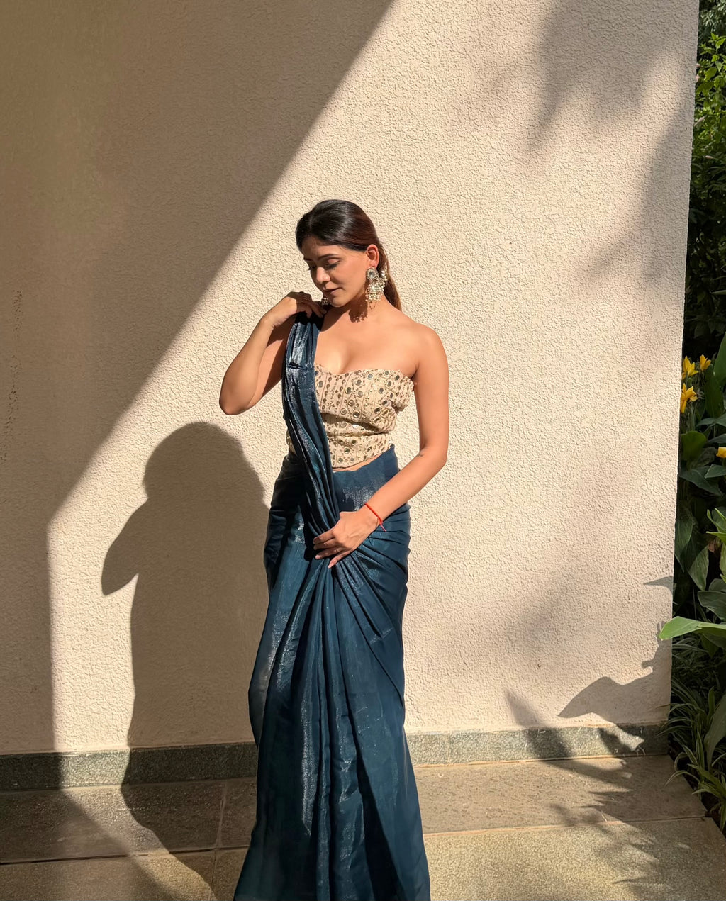 Laila Saree Set - Pre Draped