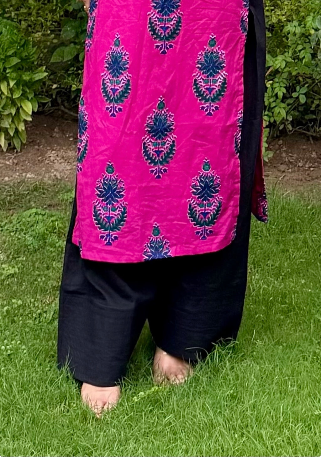 Farshi Salwar - Black