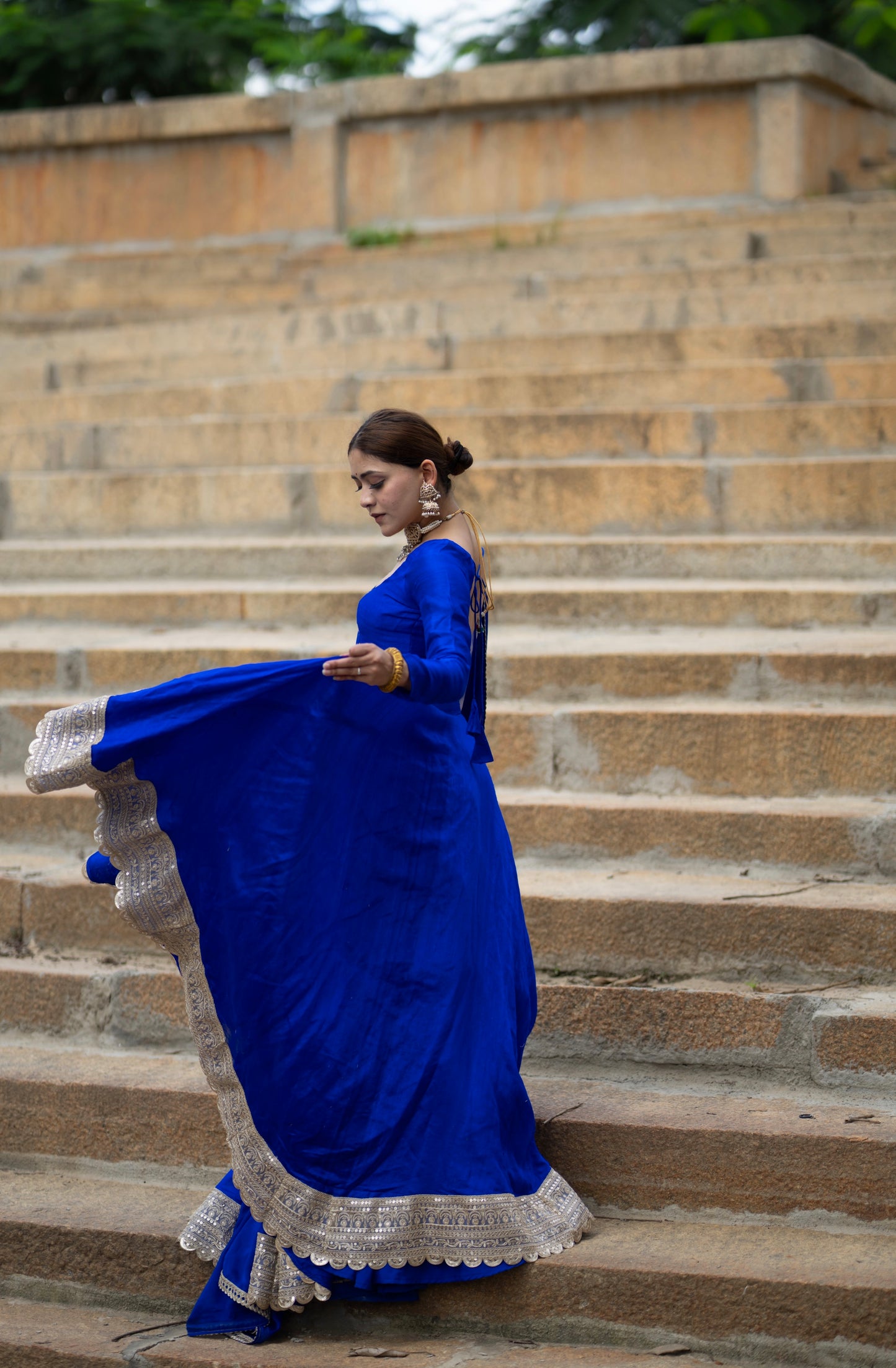 Royal Blue Lehenga