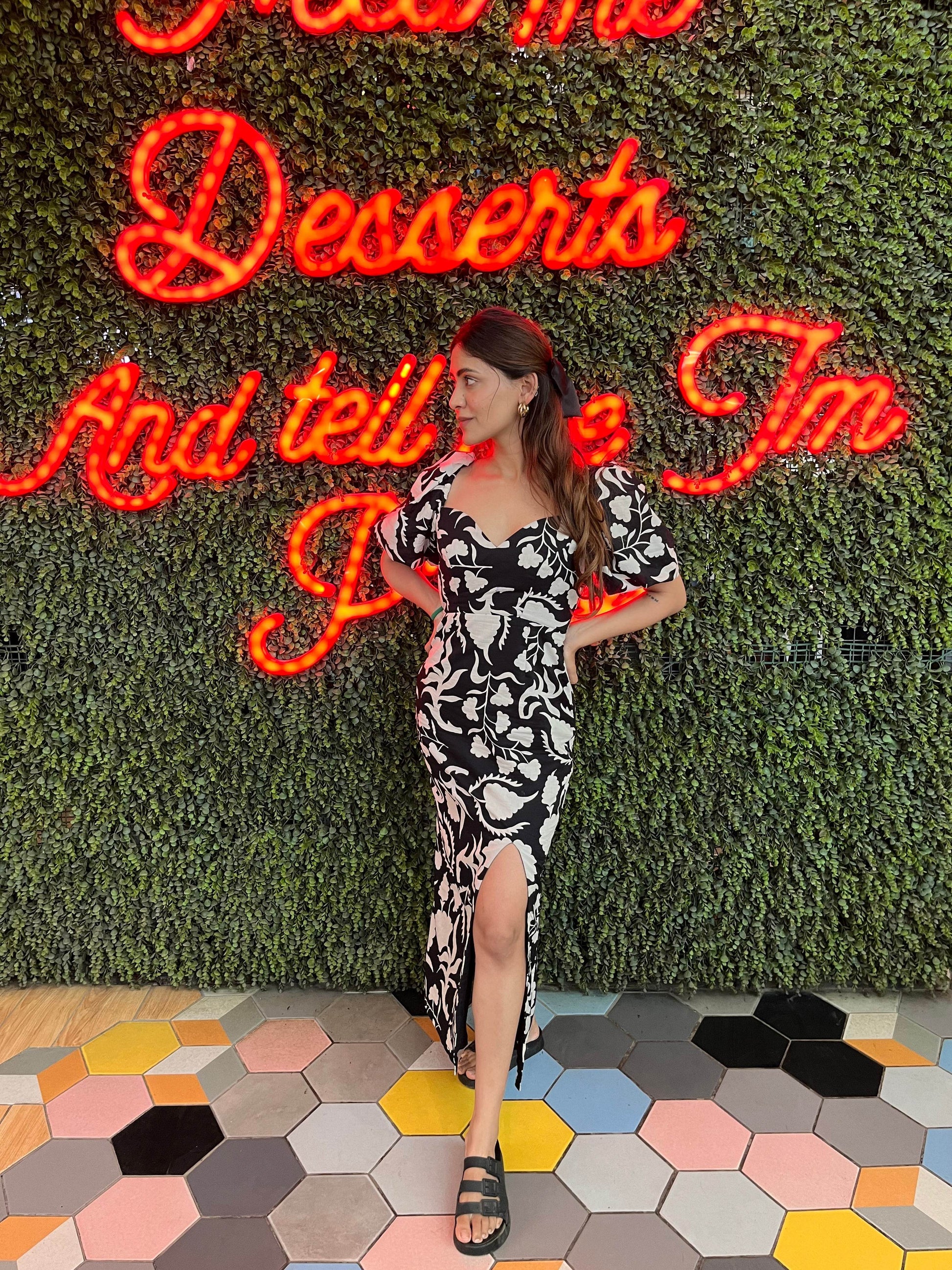 Elena Printed Cotton Dress - That Gal