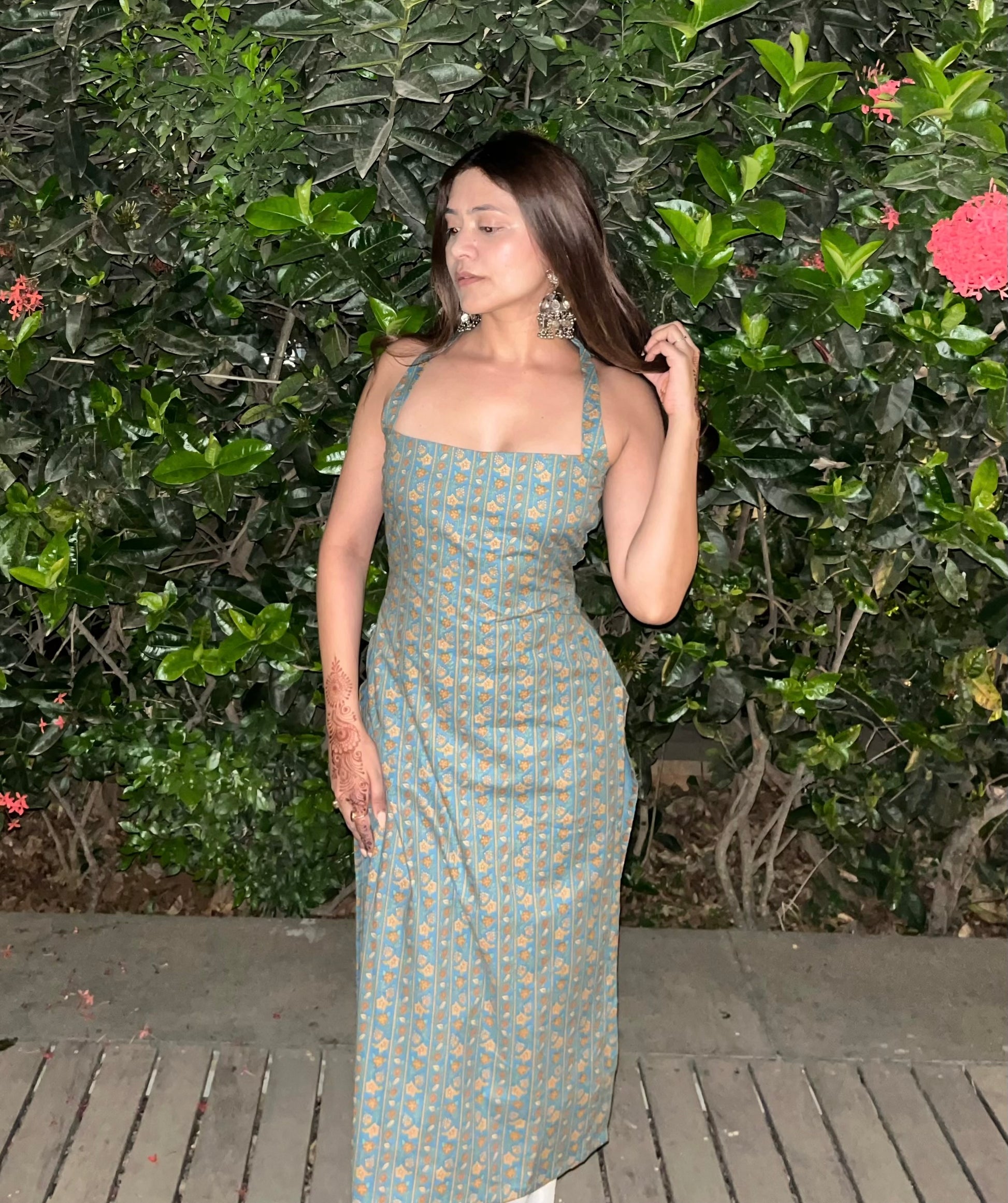 Zeya Halter Neck Kurti