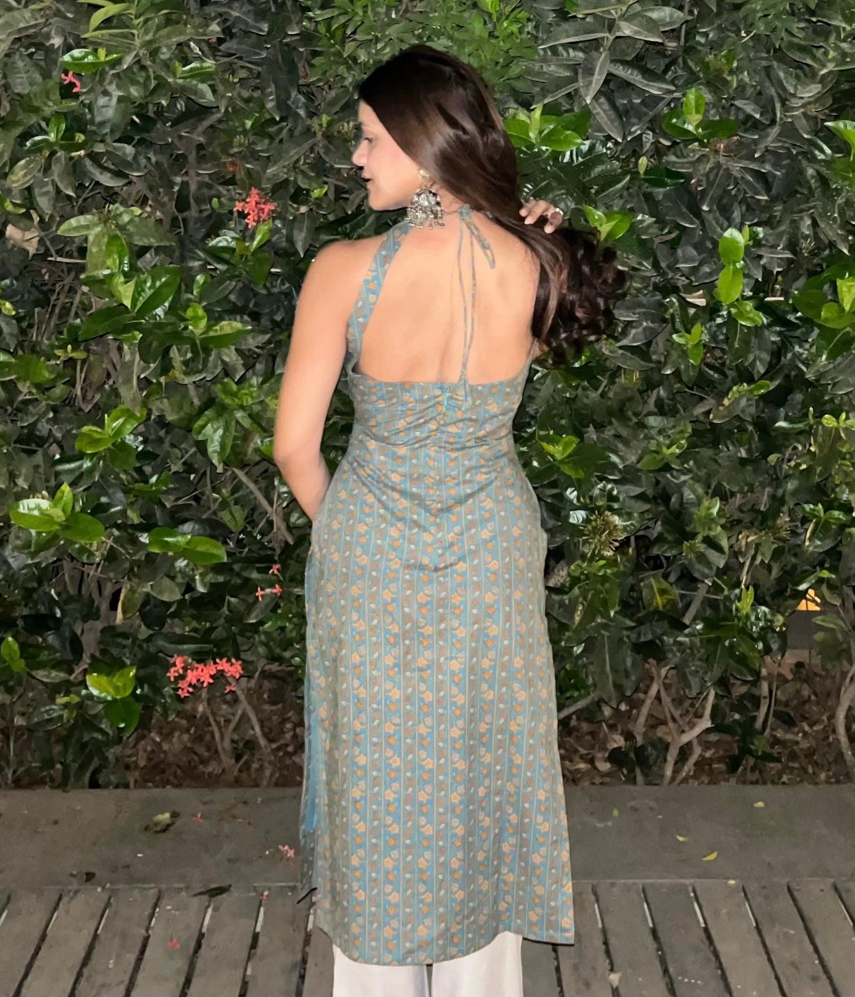 Zeya Halter Neck Kurti