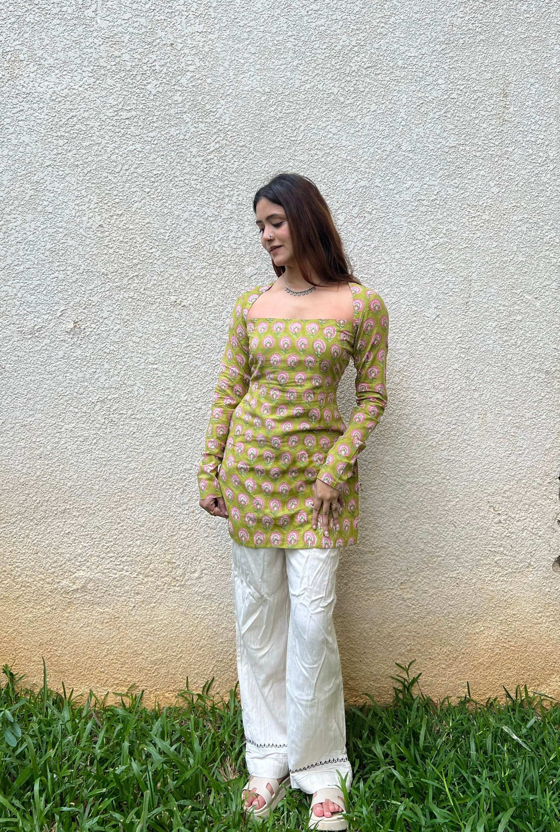 Mishka Hand Block Printed Kurti - That Gal