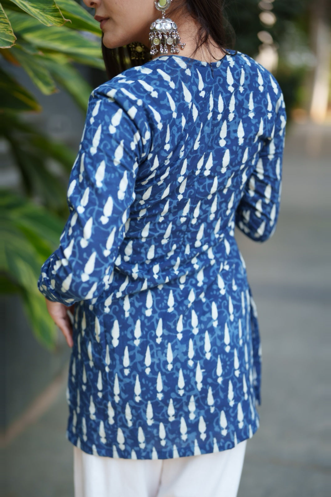 Anaira Indigo Hand Block Printed Kurti