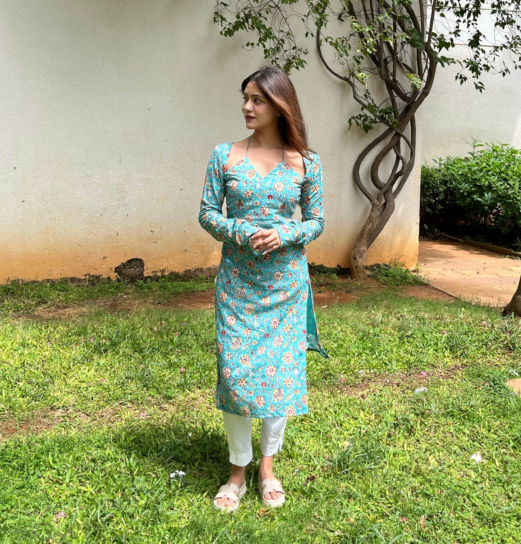 Aarohi Bagru Print Long Kurti - That Gal