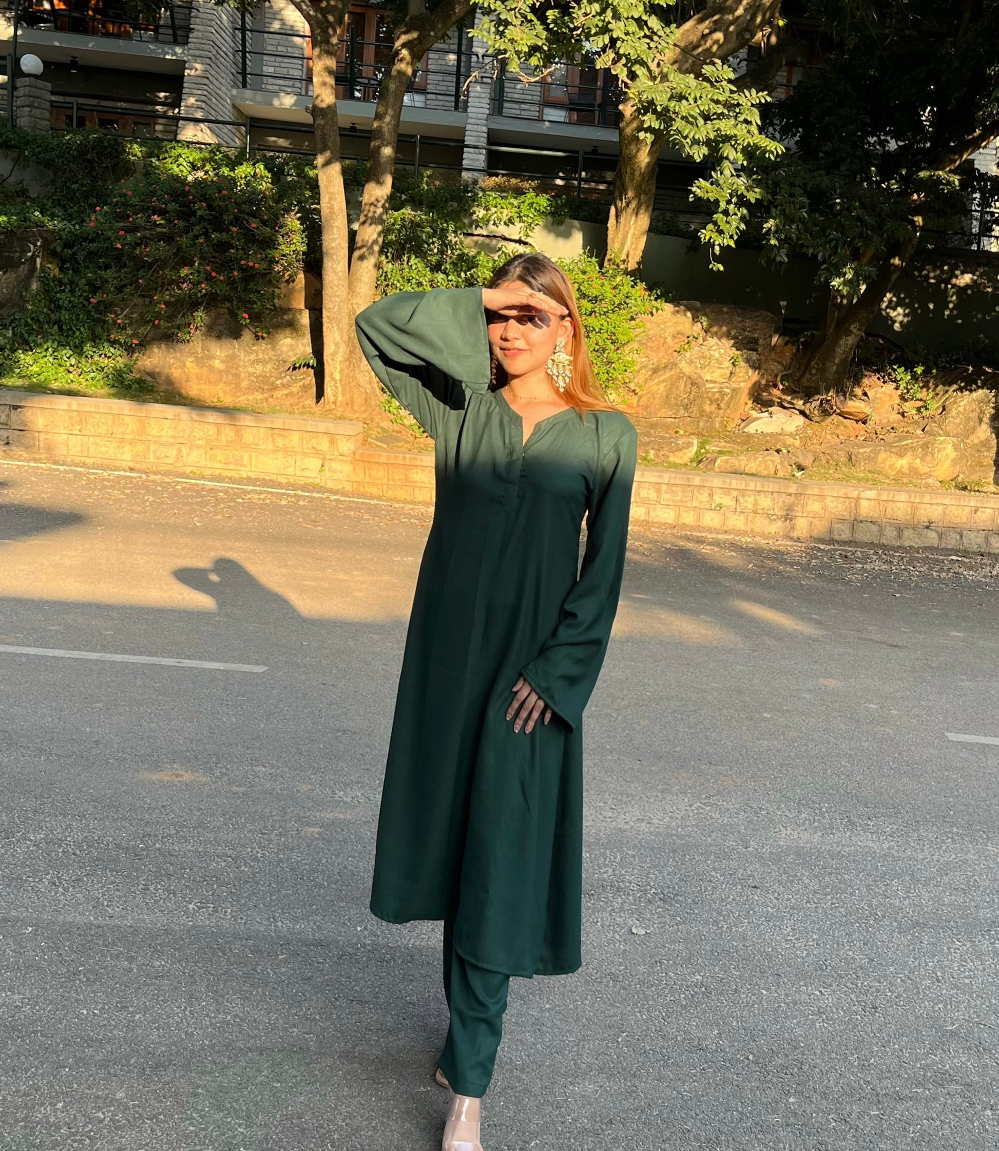 Barkha Pashmina Kurti