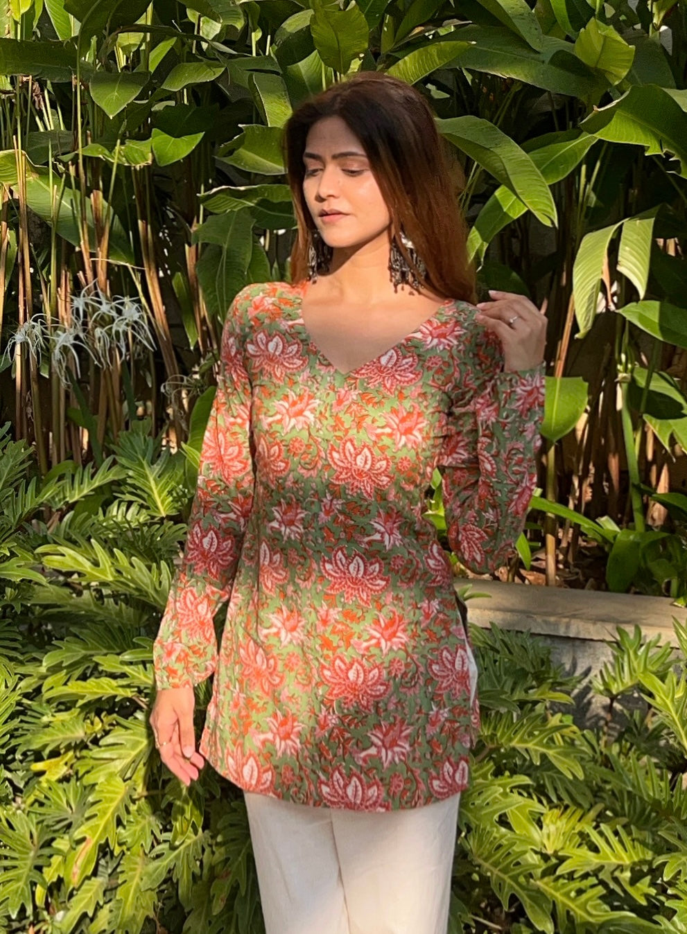 Prerna Hand Block Printed Kurti