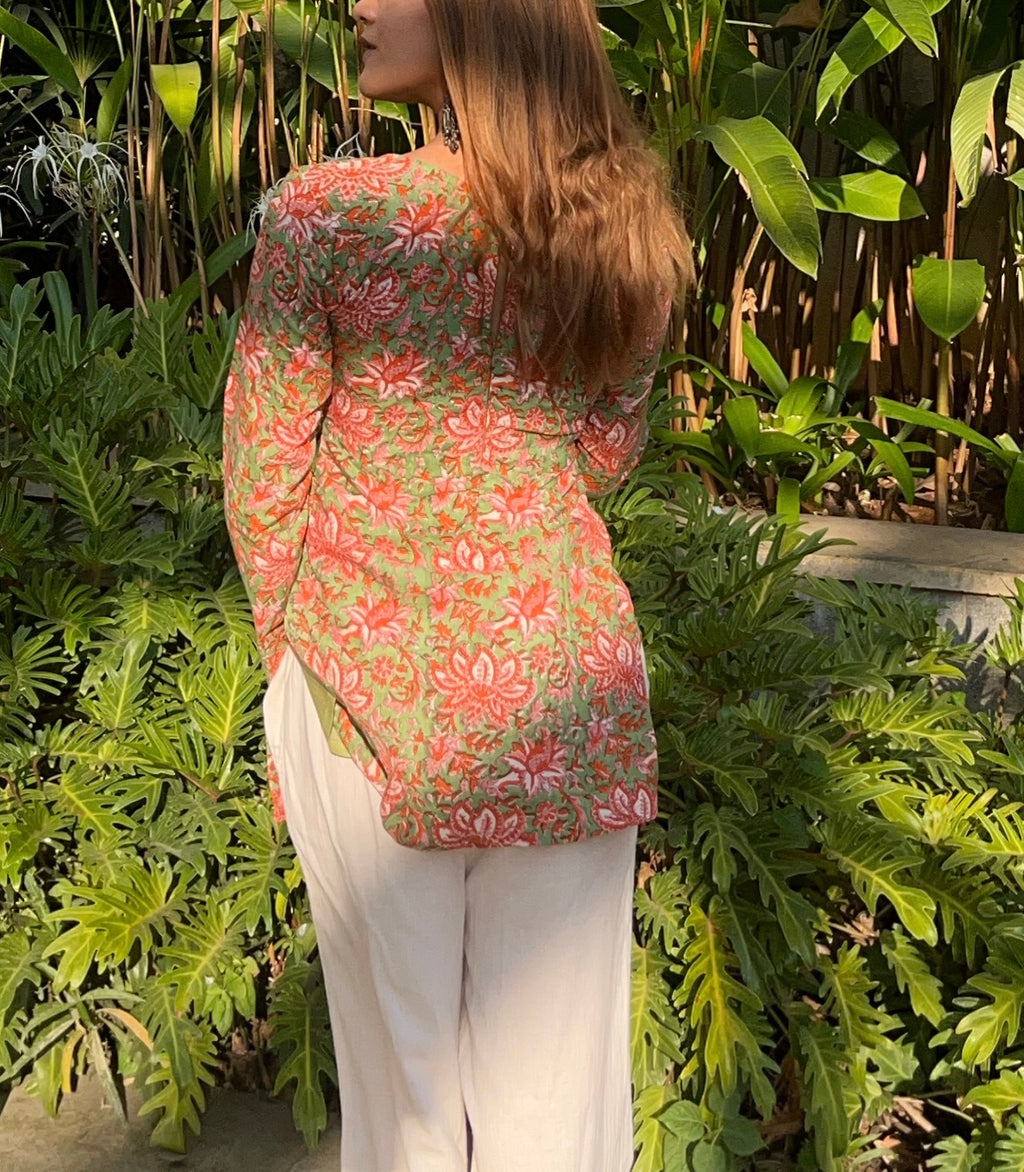 Prerna Hand Block Printed Kurti