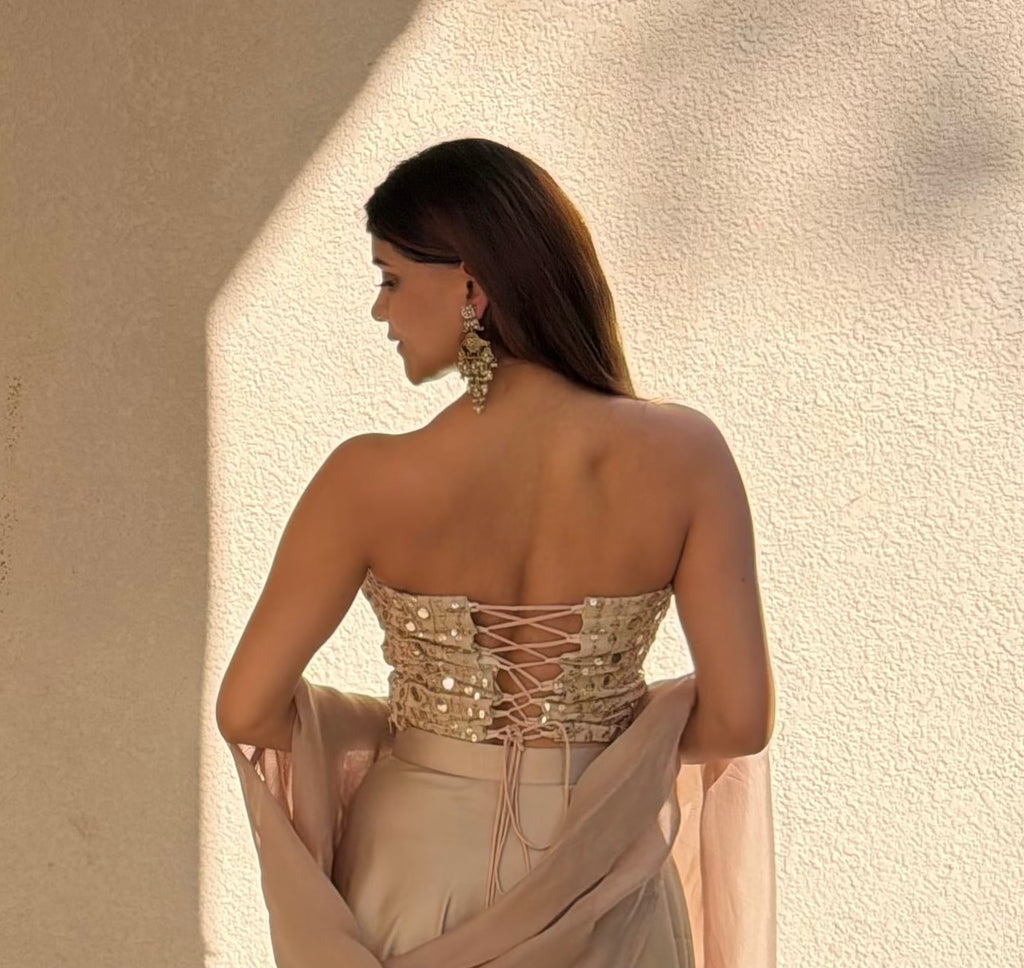 Laila Embroidered Corset Blouse