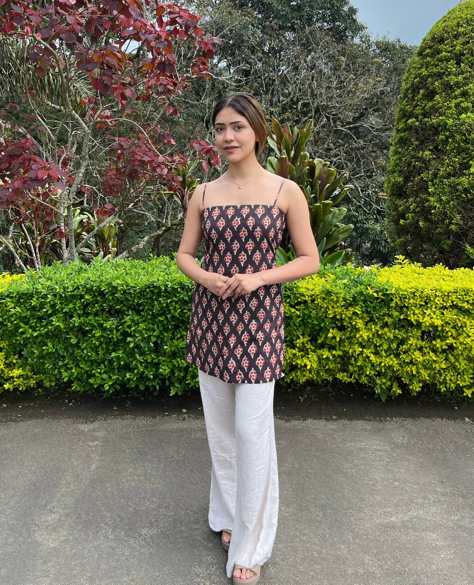 Naina Noodle Strap Corset Kurti