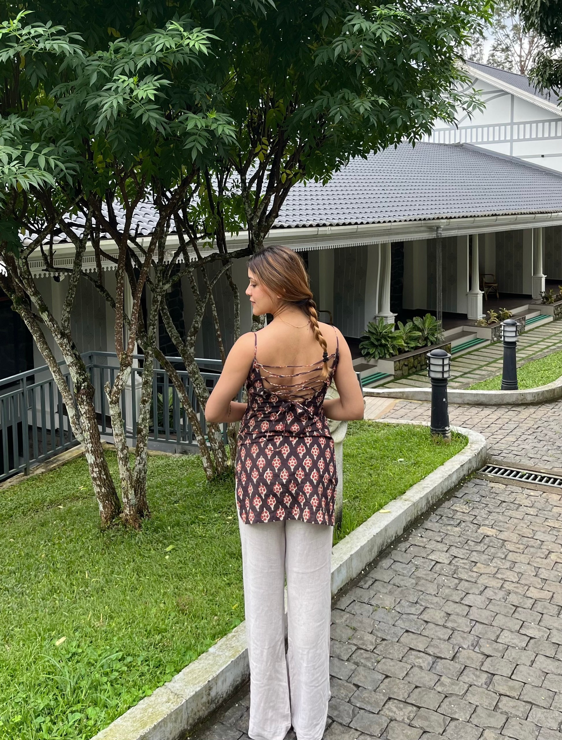 Naina Noodle Strap Corset Kurti