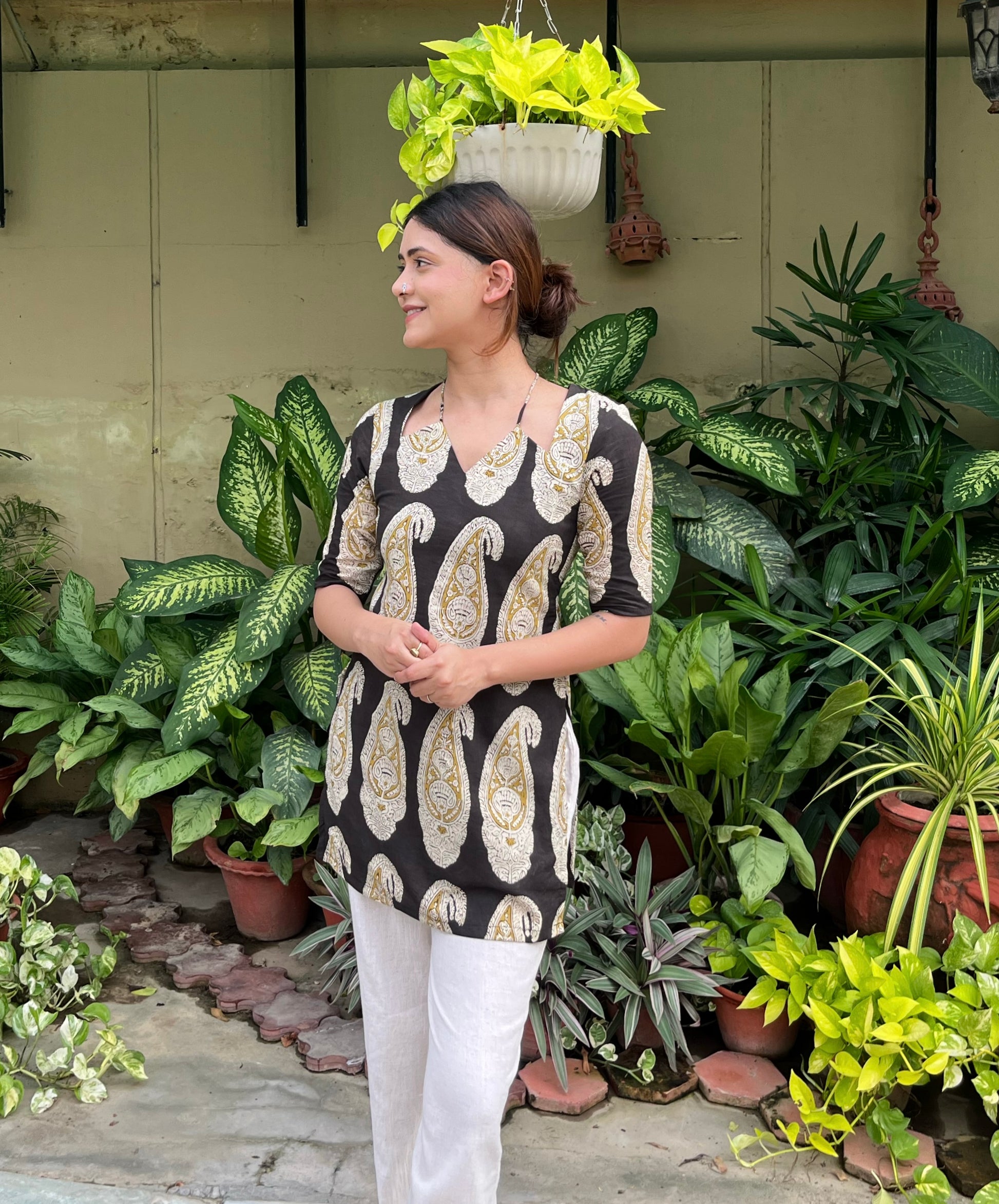 Disha Bagru Print Kurti