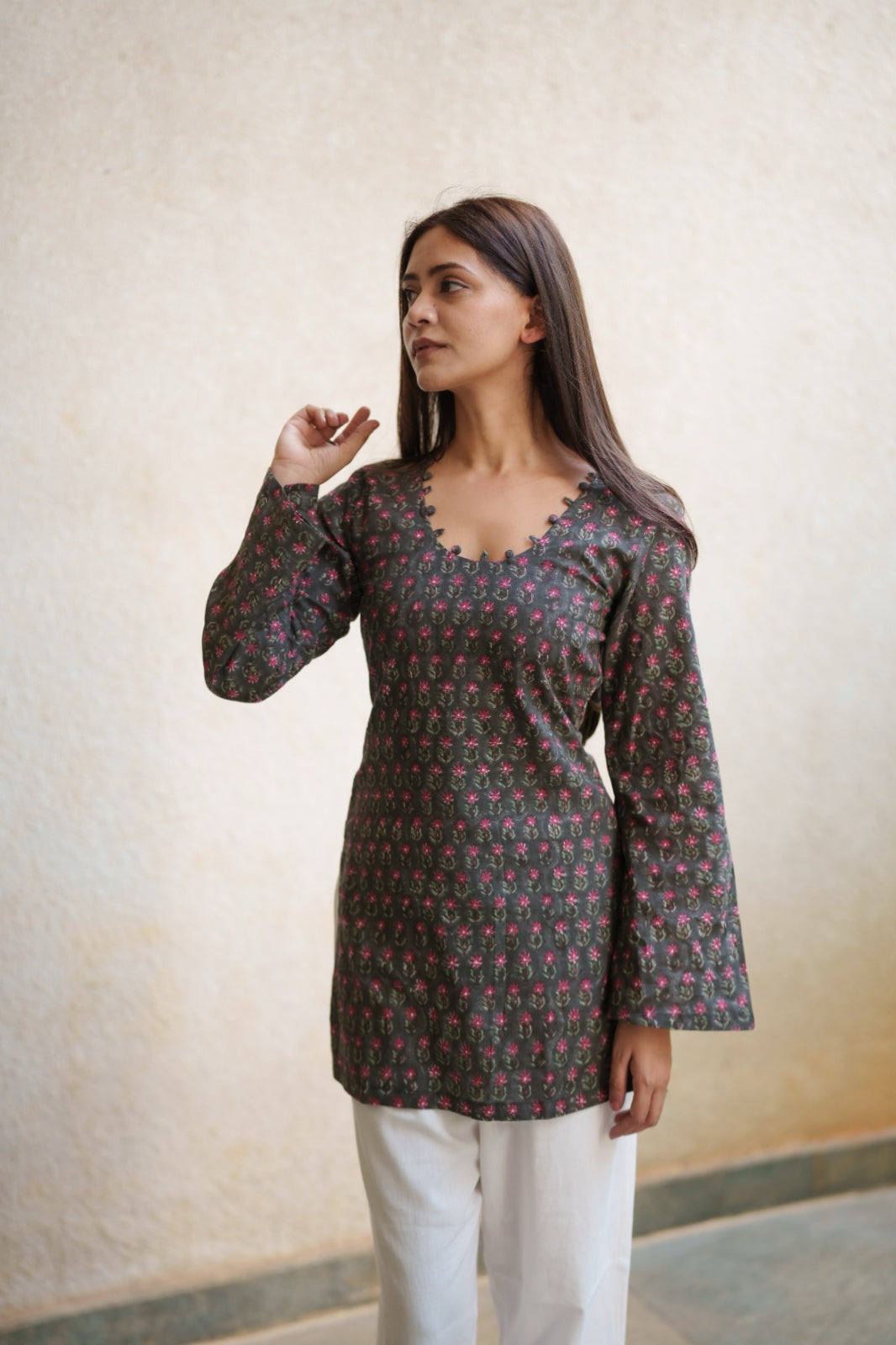 Kashvi Bagru Print Kurti
