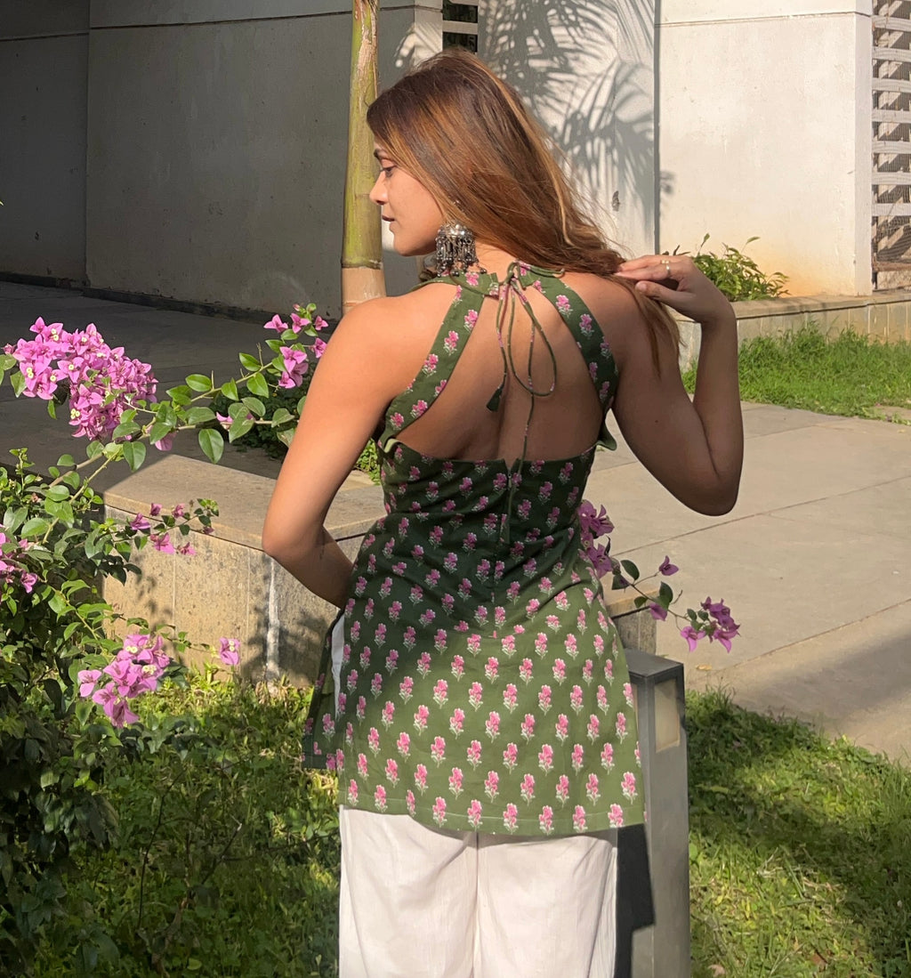 Shyamli Hand Block Printed Kurti