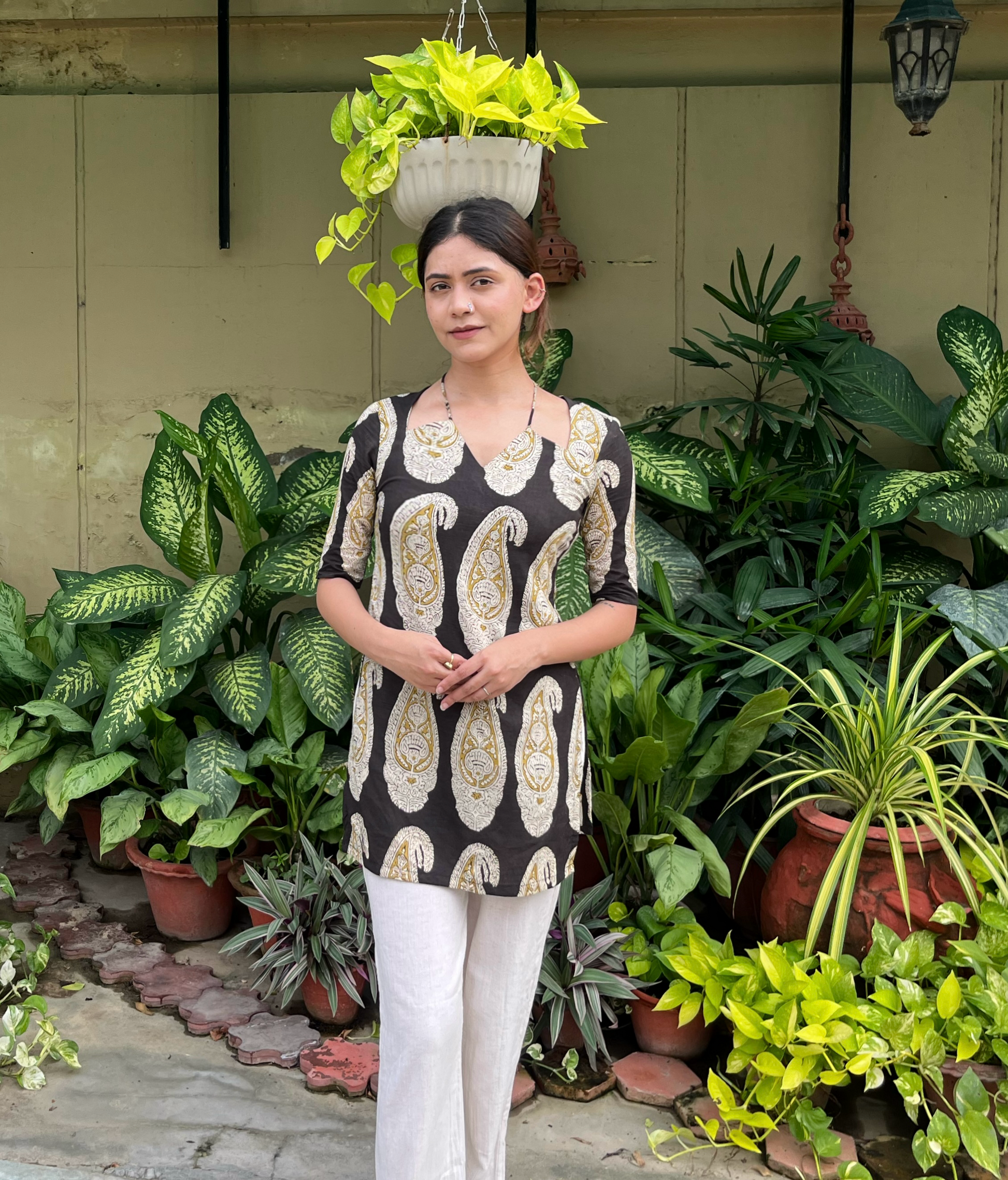Disha Bagru Print Kurti