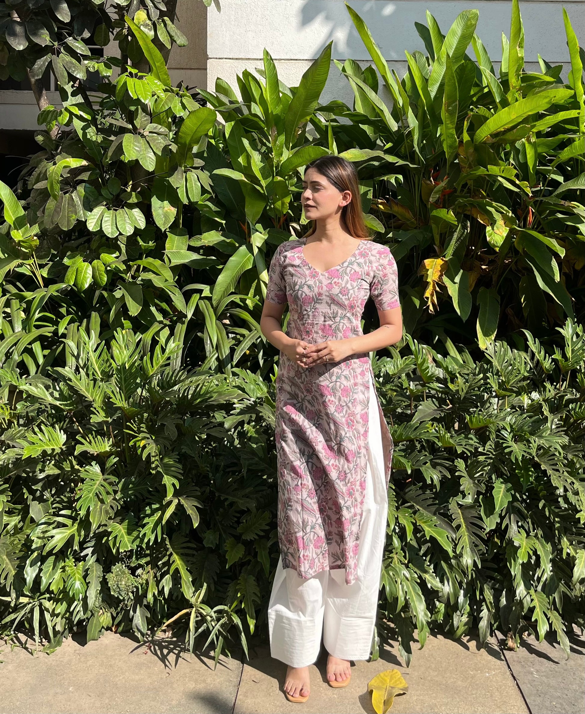 Arisha Hand Block Printed Long Kurti
