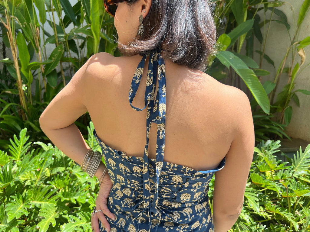 Heer Halter Neck Corset Kurti - That Gal