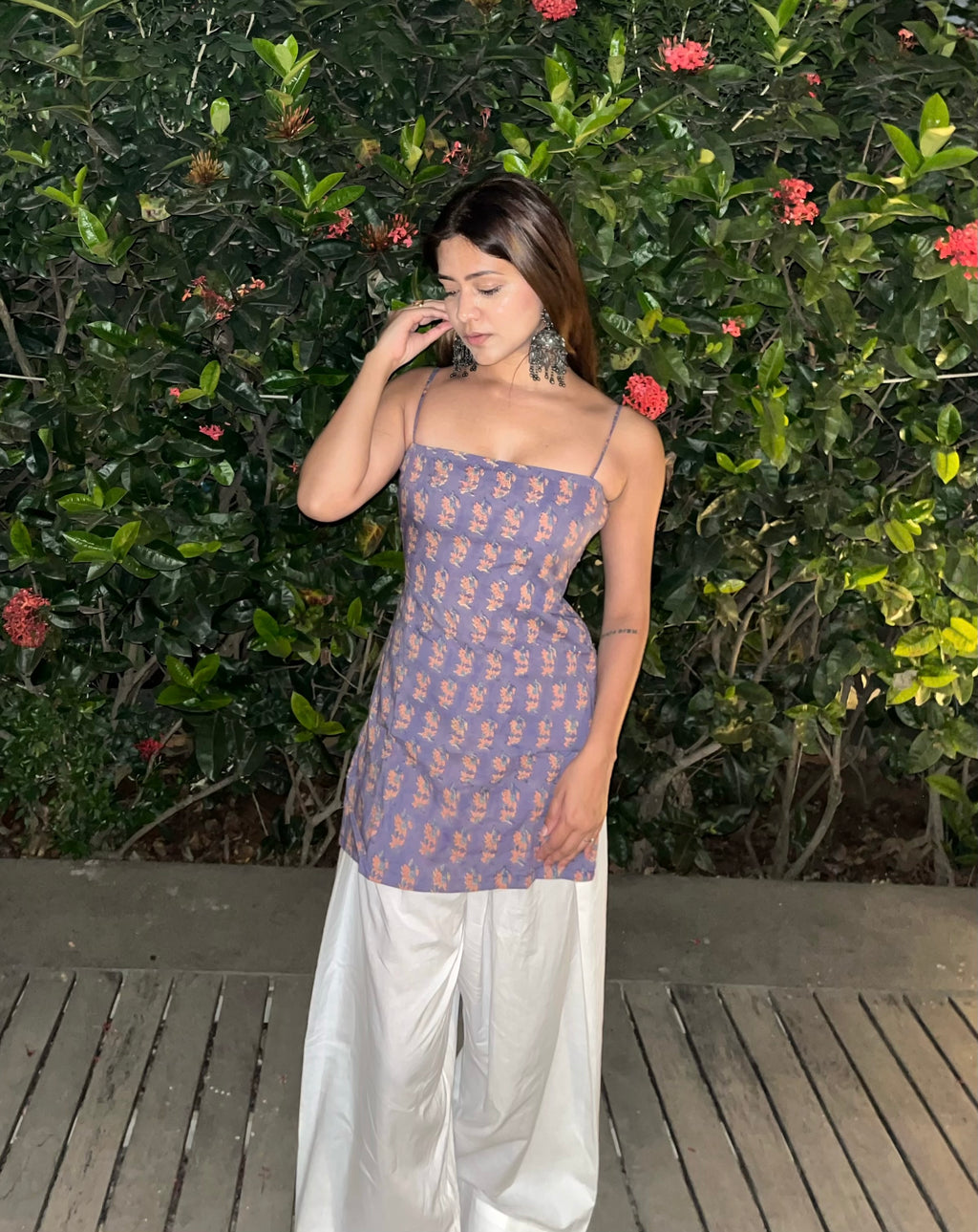 Sanya Bagru Print Corset Kurti