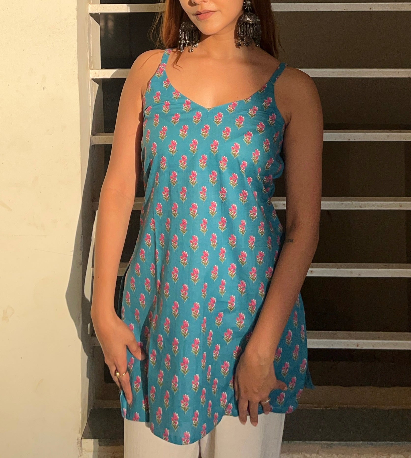 Meghna Hand Block Printed Kurti