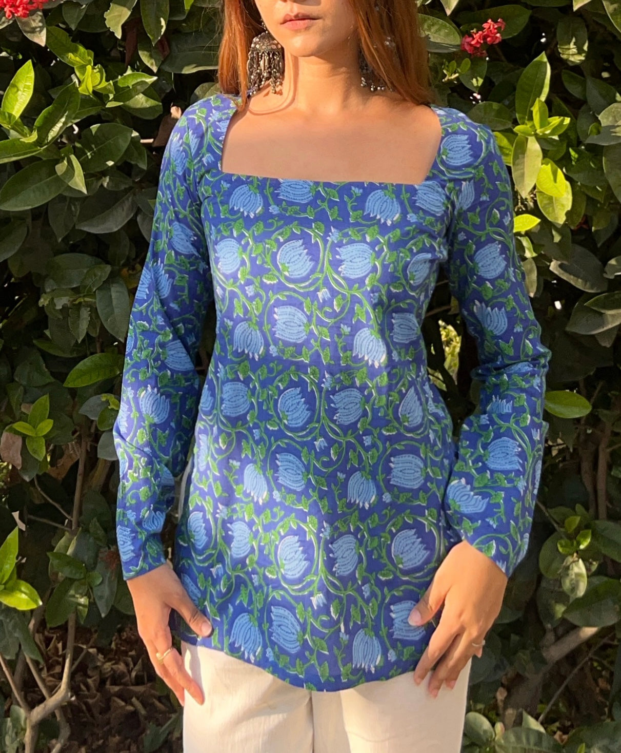 Amna Hand Block Printed Kurti