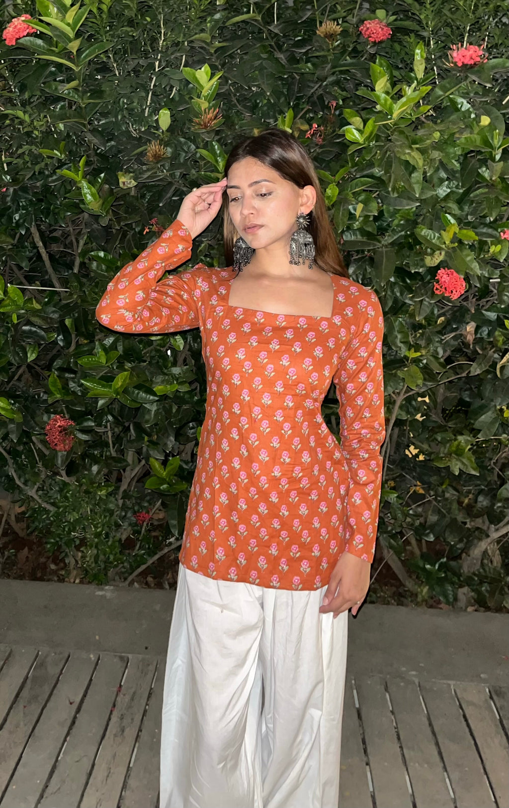 Nishi Jaipur Print Kurti