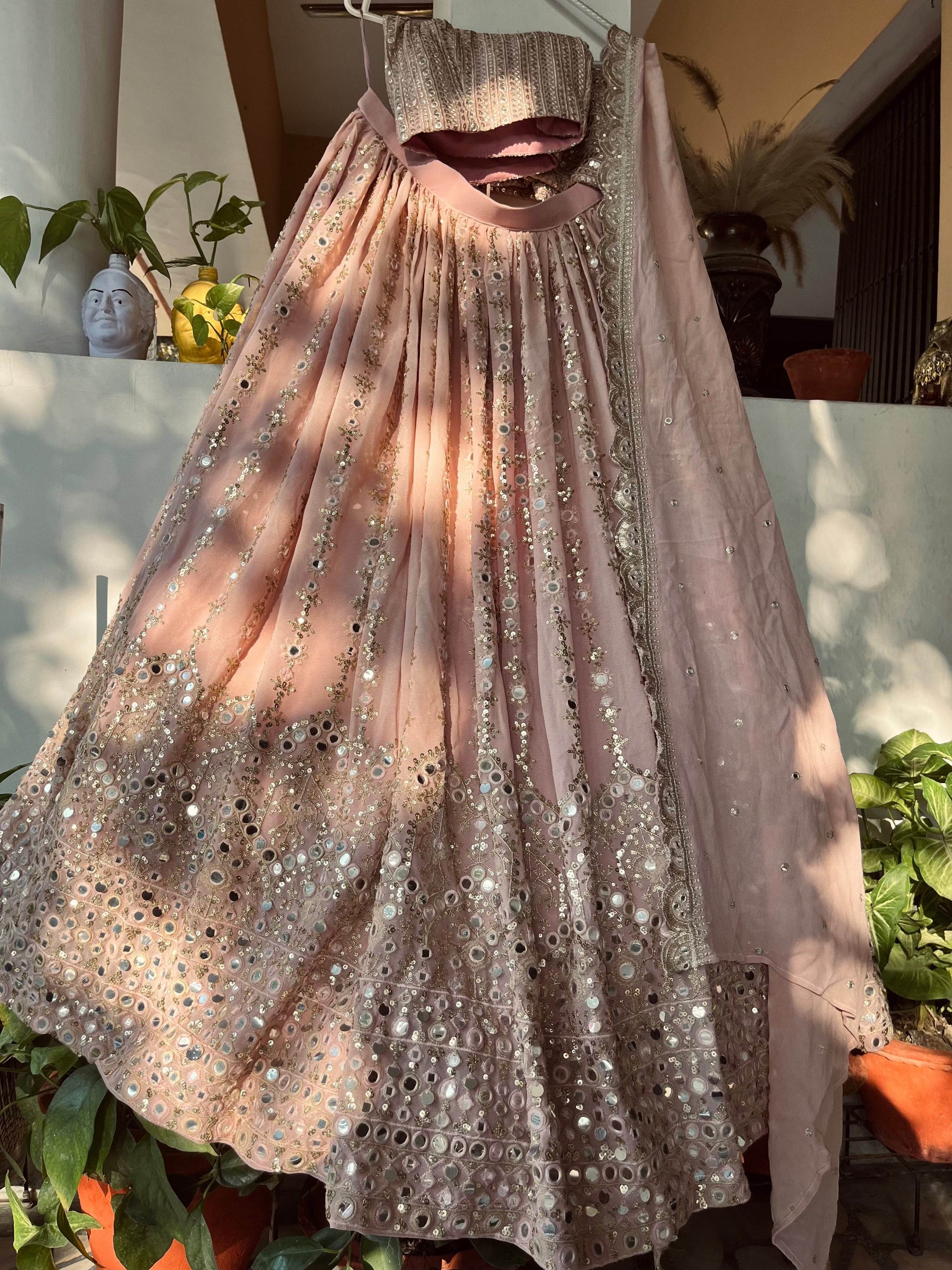 Noor Lehenga Set - Pastel Pink - That Gal