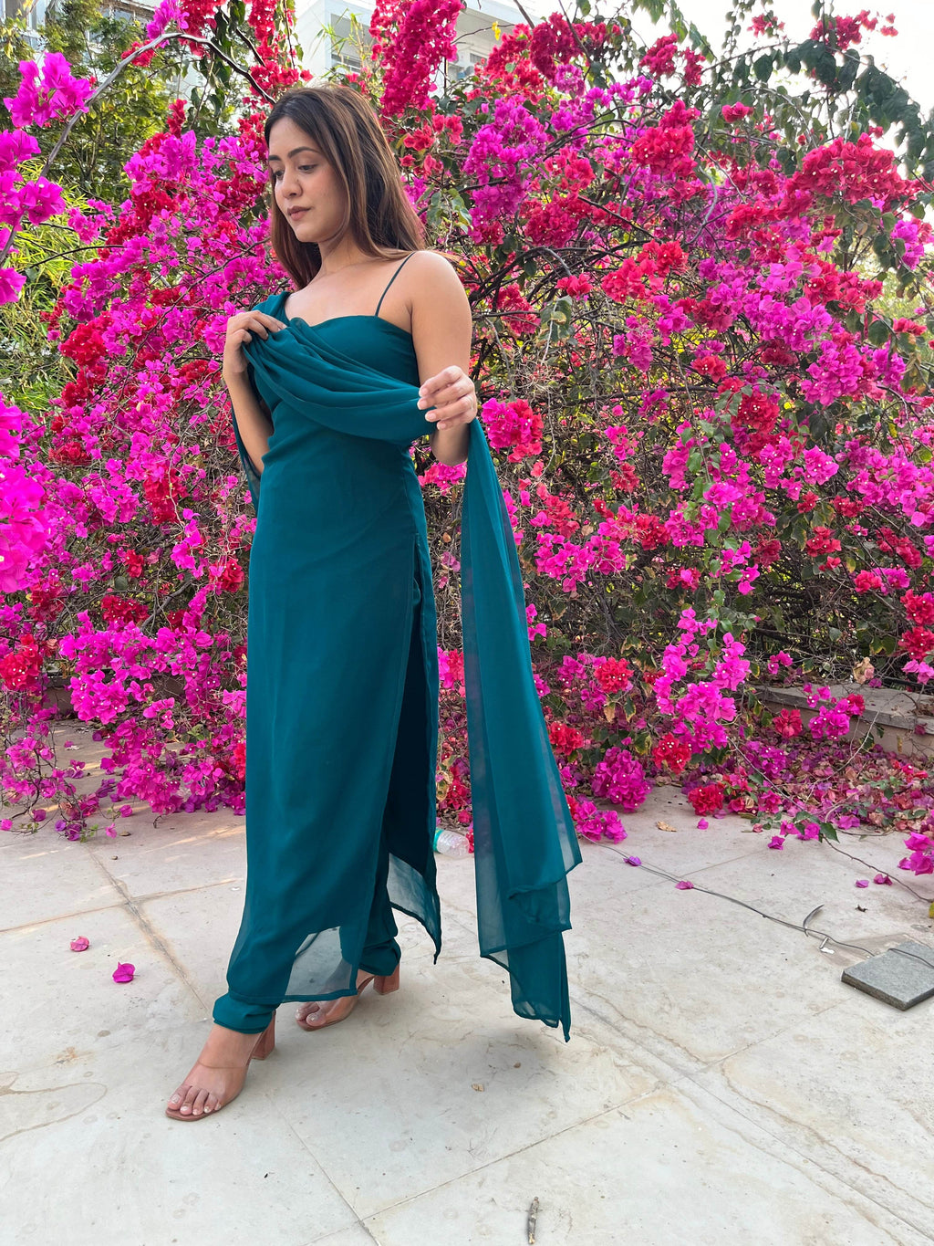 Tina Suit Set - Teal - That Gal