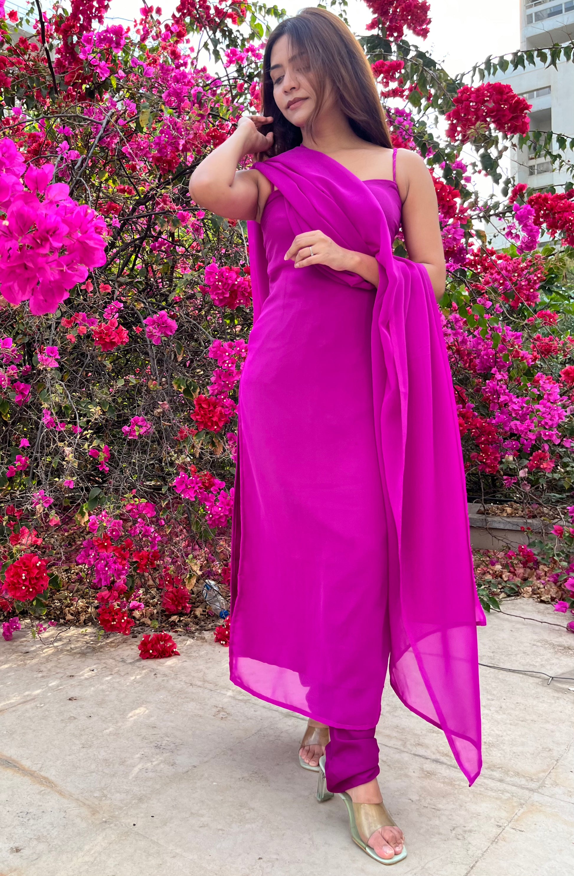 Tina Suit Set - Hot Pink - That Gal