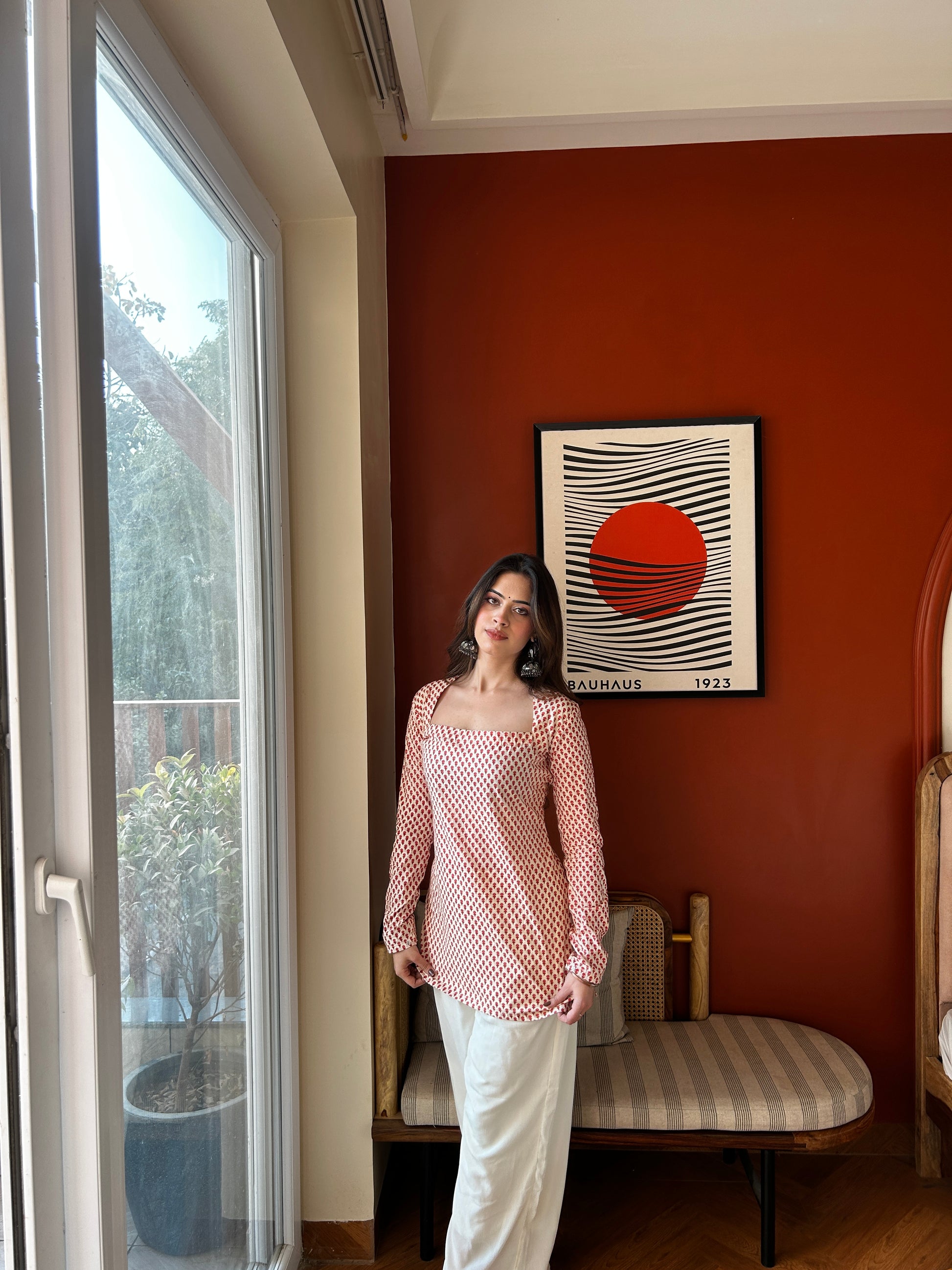 Akshita Hand Block Printed Kurti