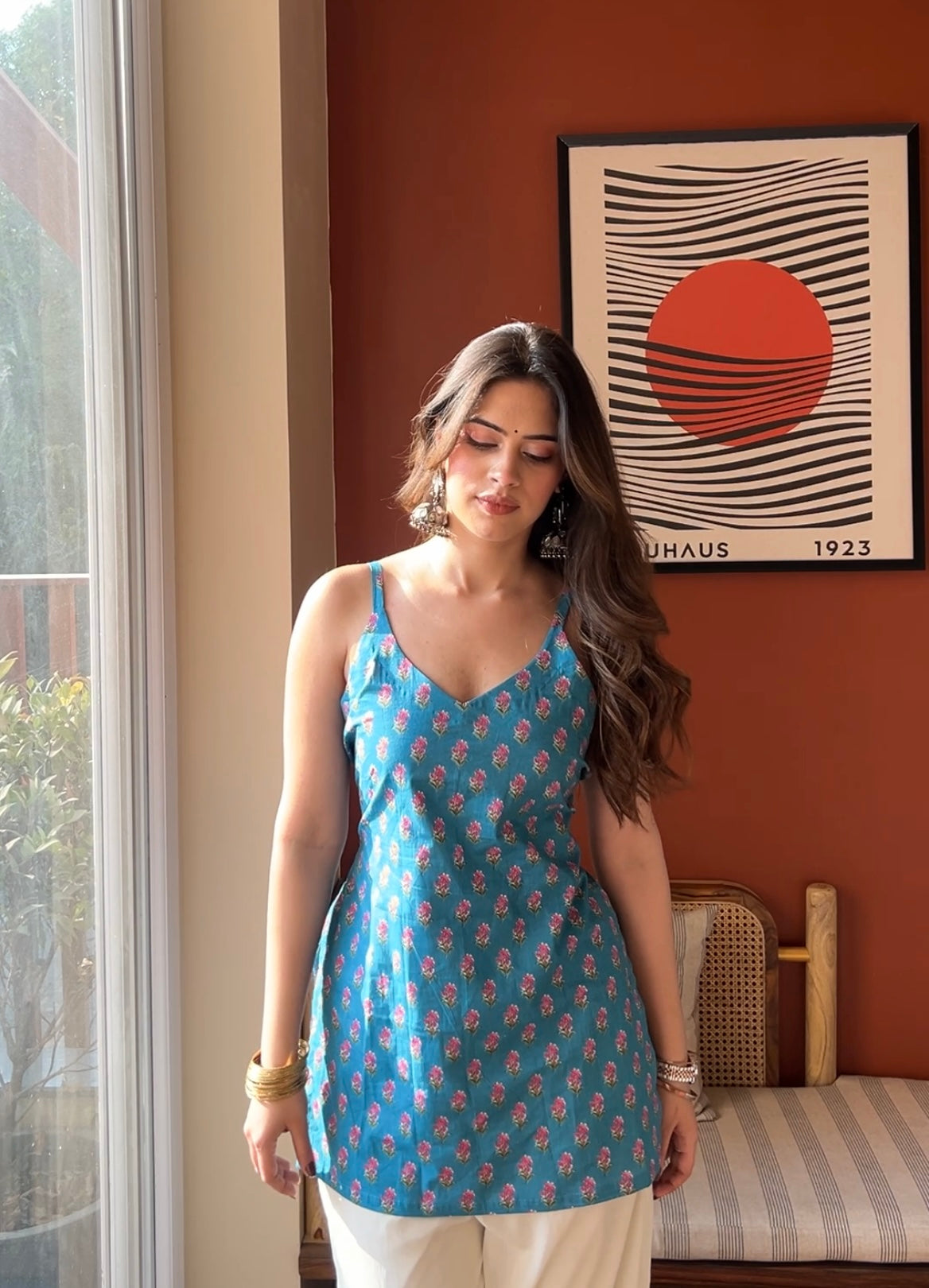 Meghna Hand Block Printed Kurti