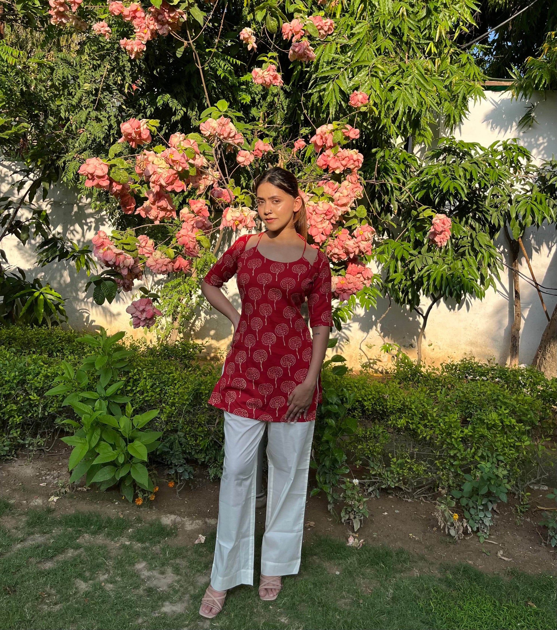 Miraya Rust Red Kurti - That Gal