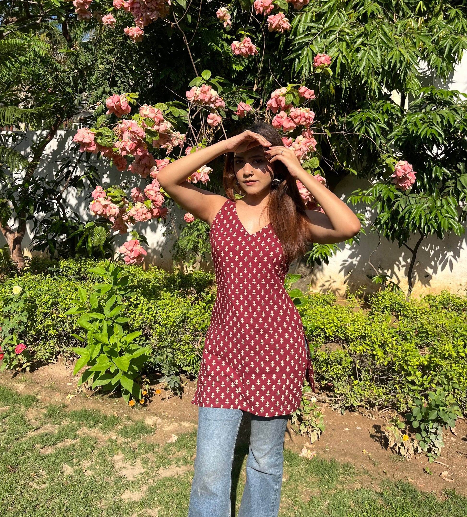 Meera Hand Block Printed Kurti - That Gal