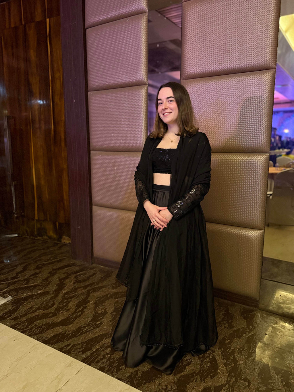 Noir Lehenga Set - Black - That Gal