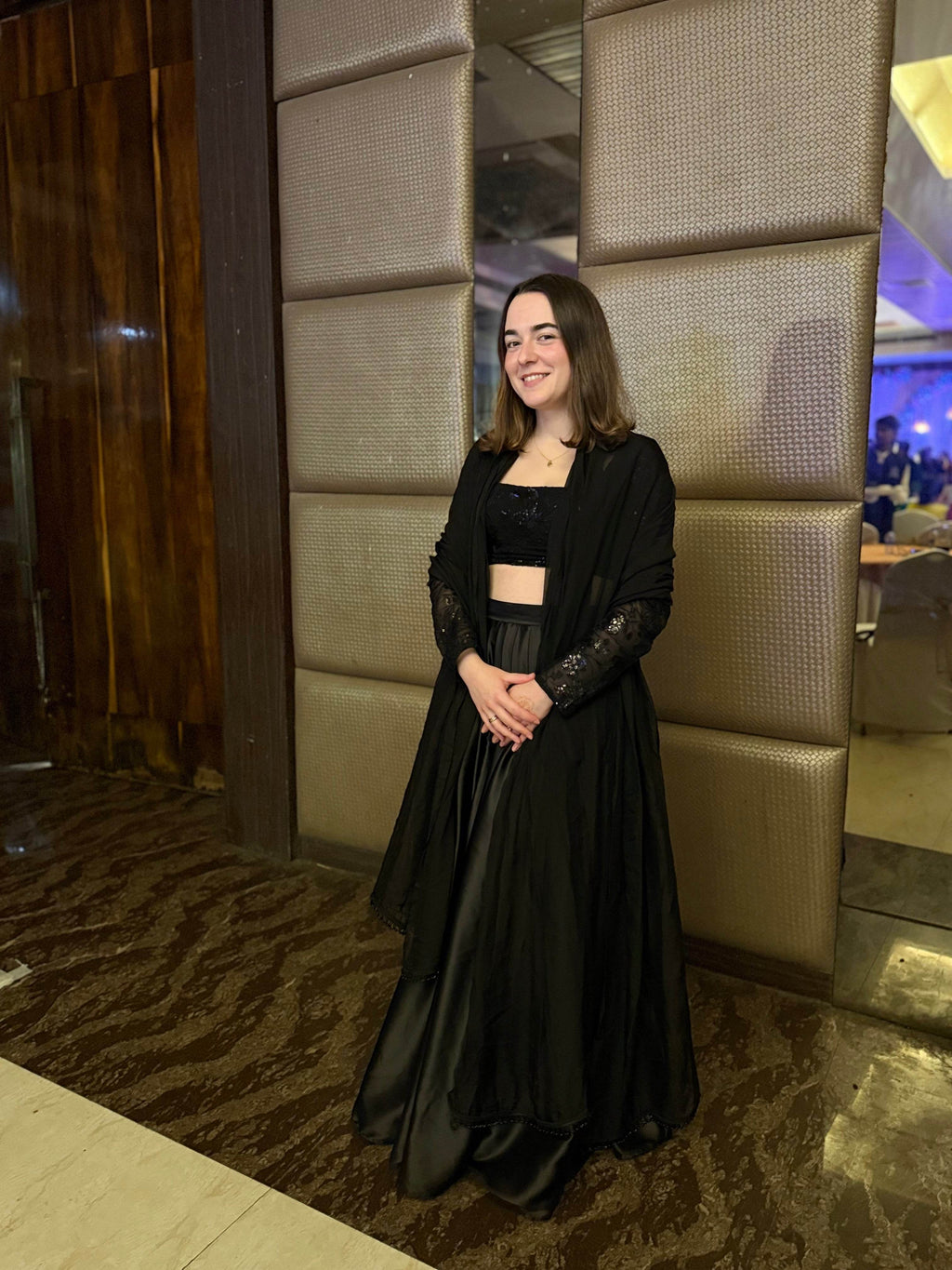 Noir Lehenga Set - Black - That Gal