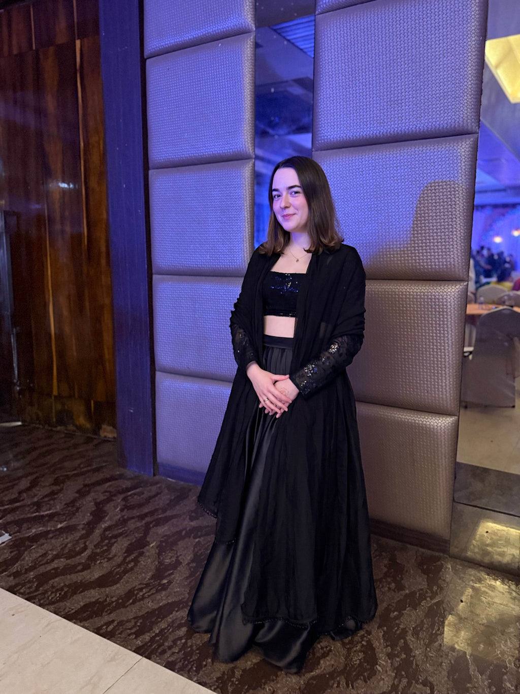 Noir Lehenga Set - Black - That Gal