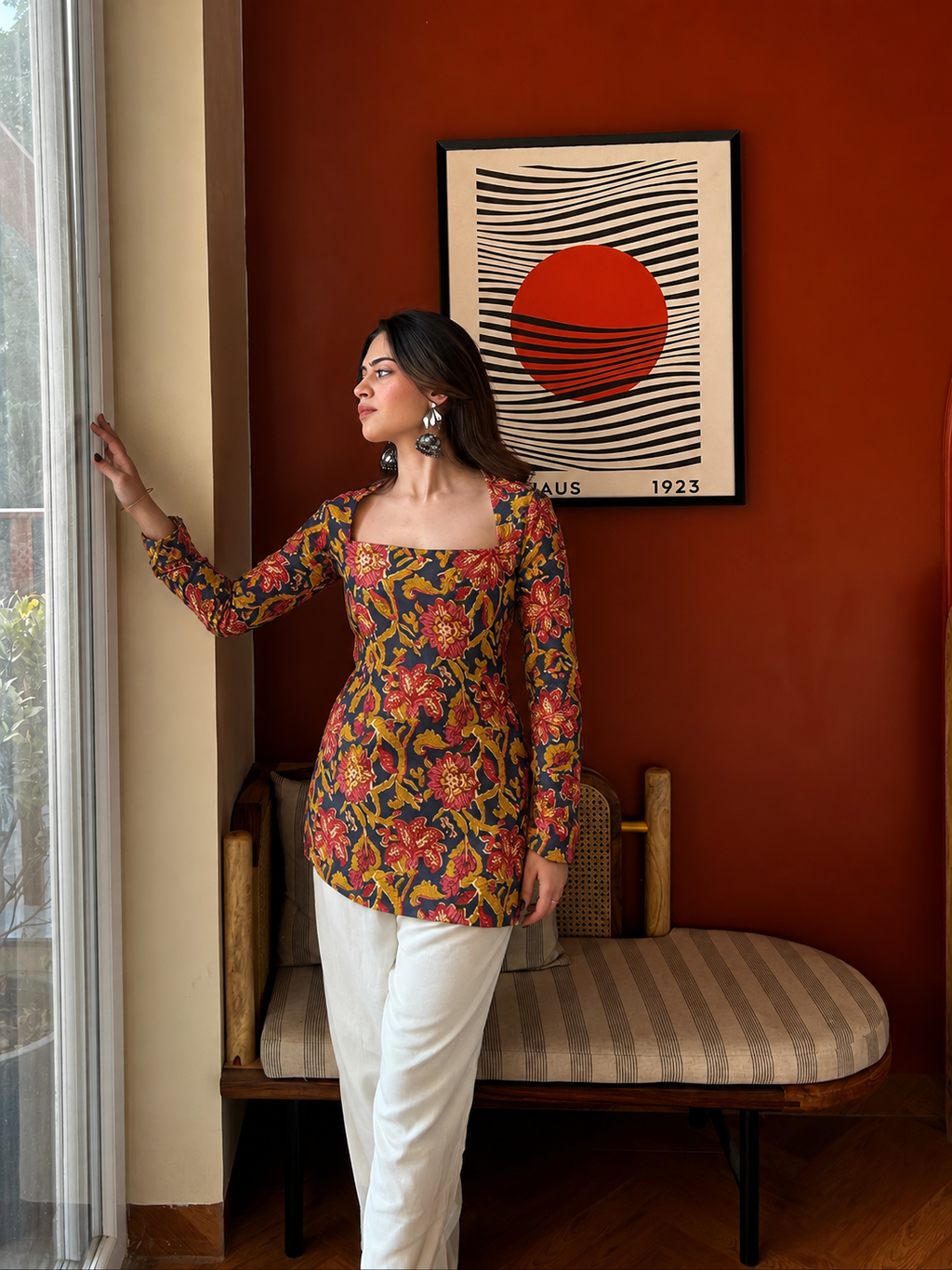 Akshita Hand Block Printed Kurti