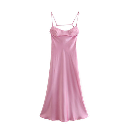 Premium Satin Cami Dress