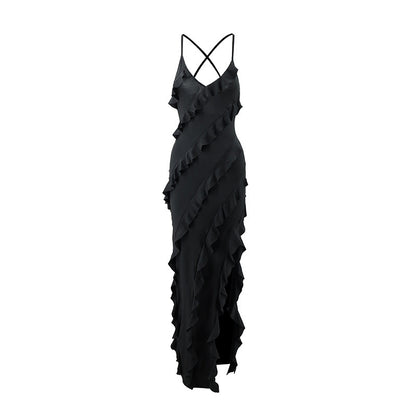 Zamara Ruffle Maxi Dress