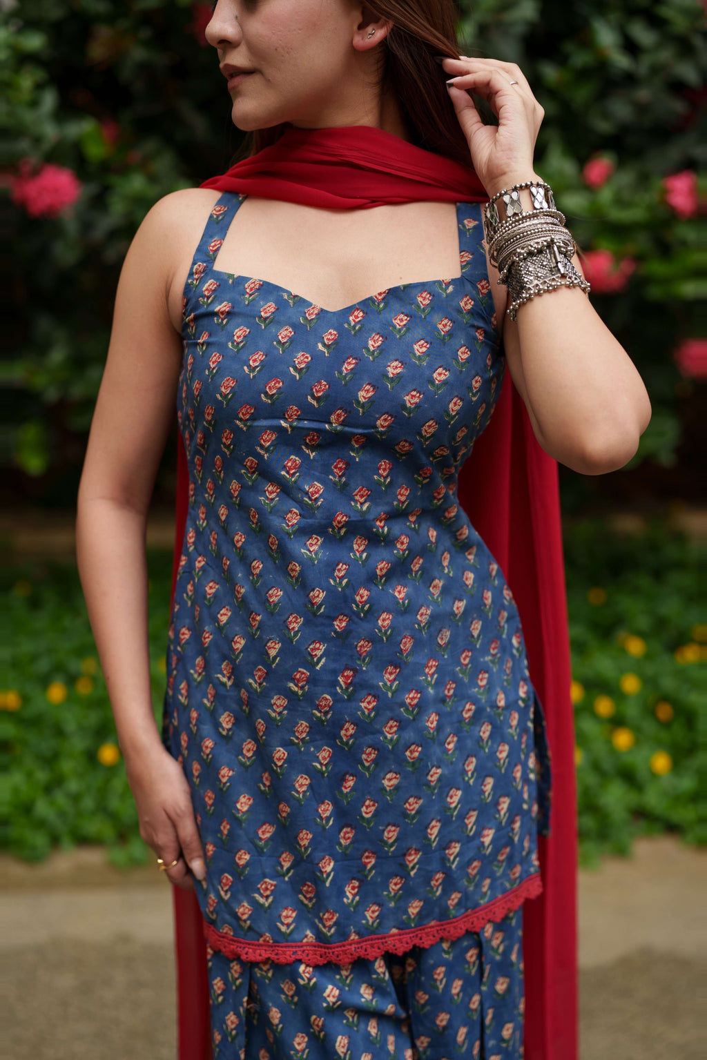 Illahi Hand Printed Farshi Set (3-Piece)