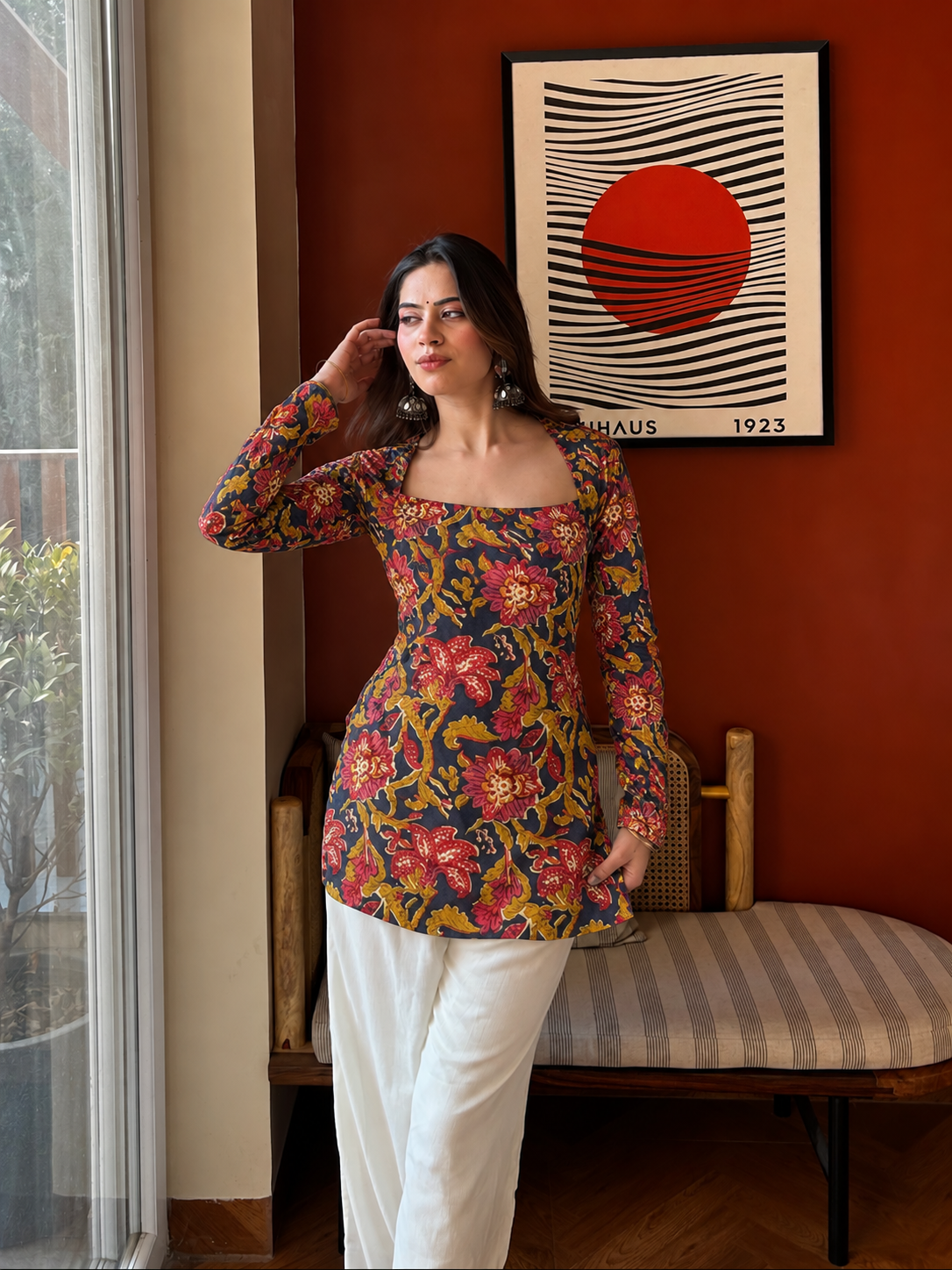 Akshita Hand Block Printed Kurti