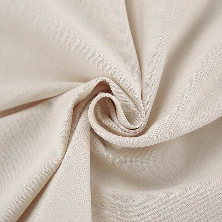 Mae Cotton Linen Puff Sleeve Dress - That Gal
