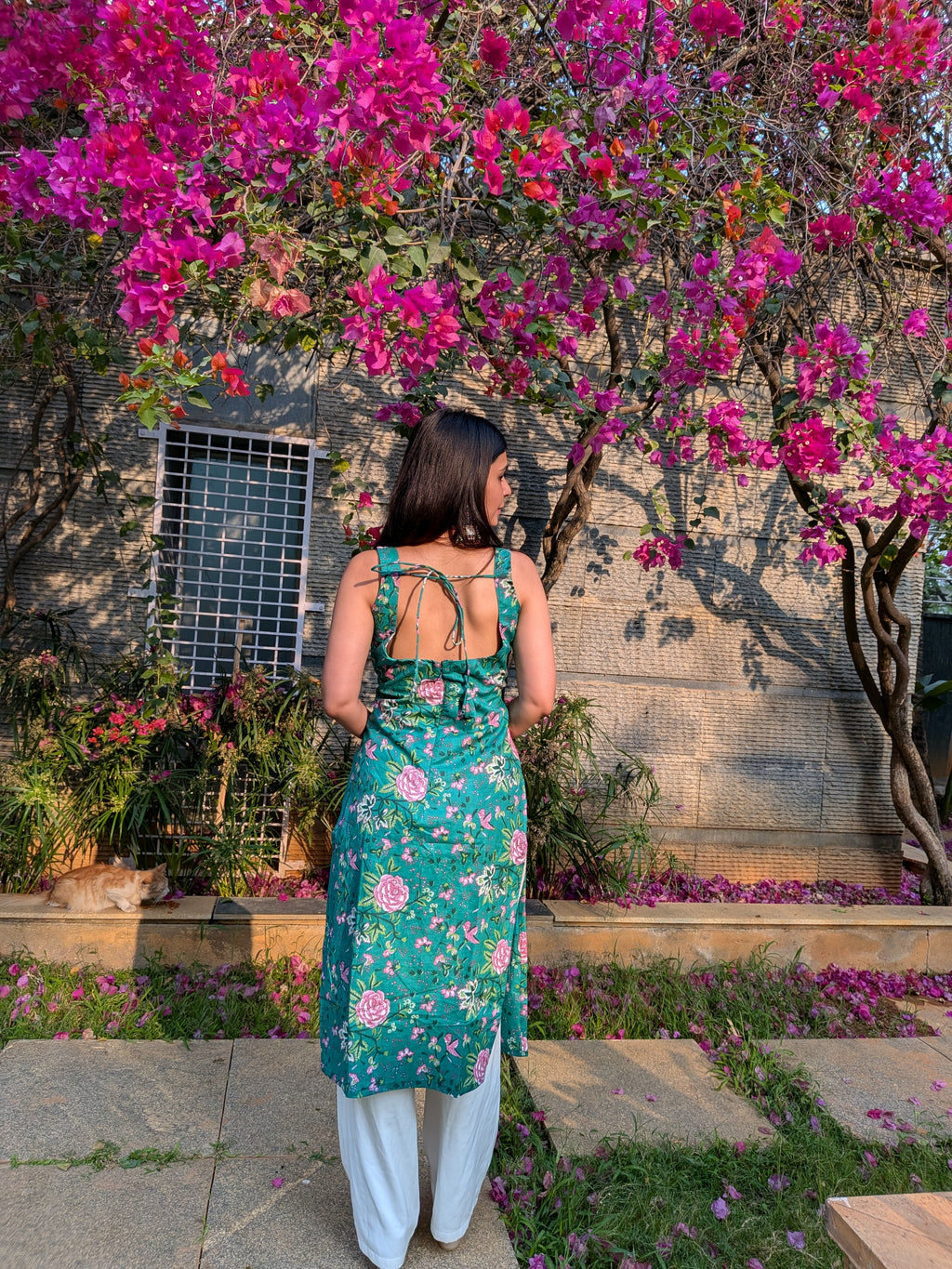 Rishika Bagru Print Long Kurti