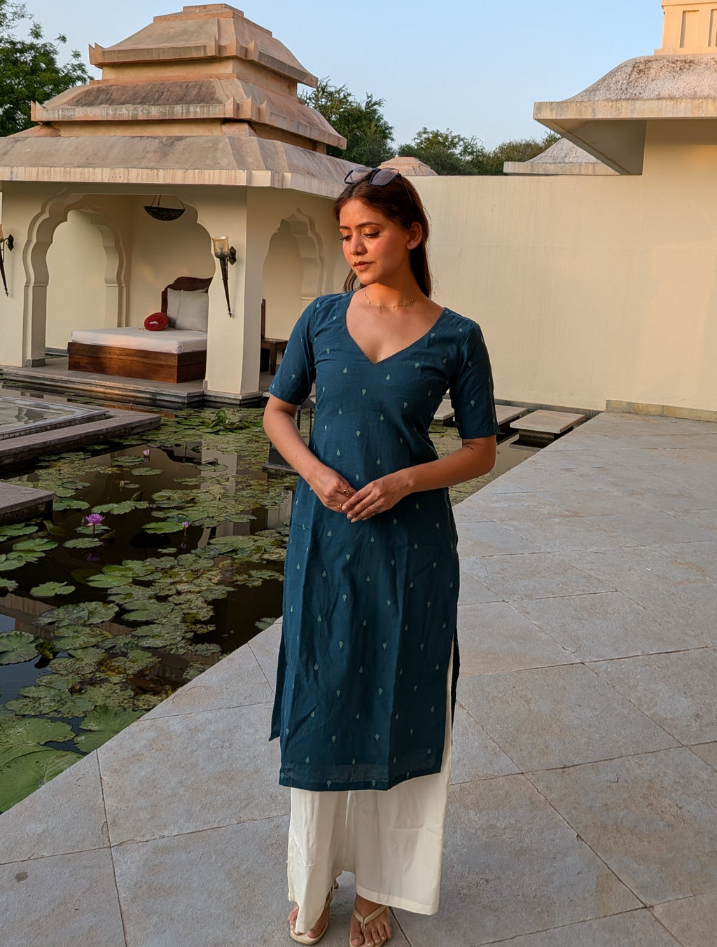 Suha Jamdani Kurti