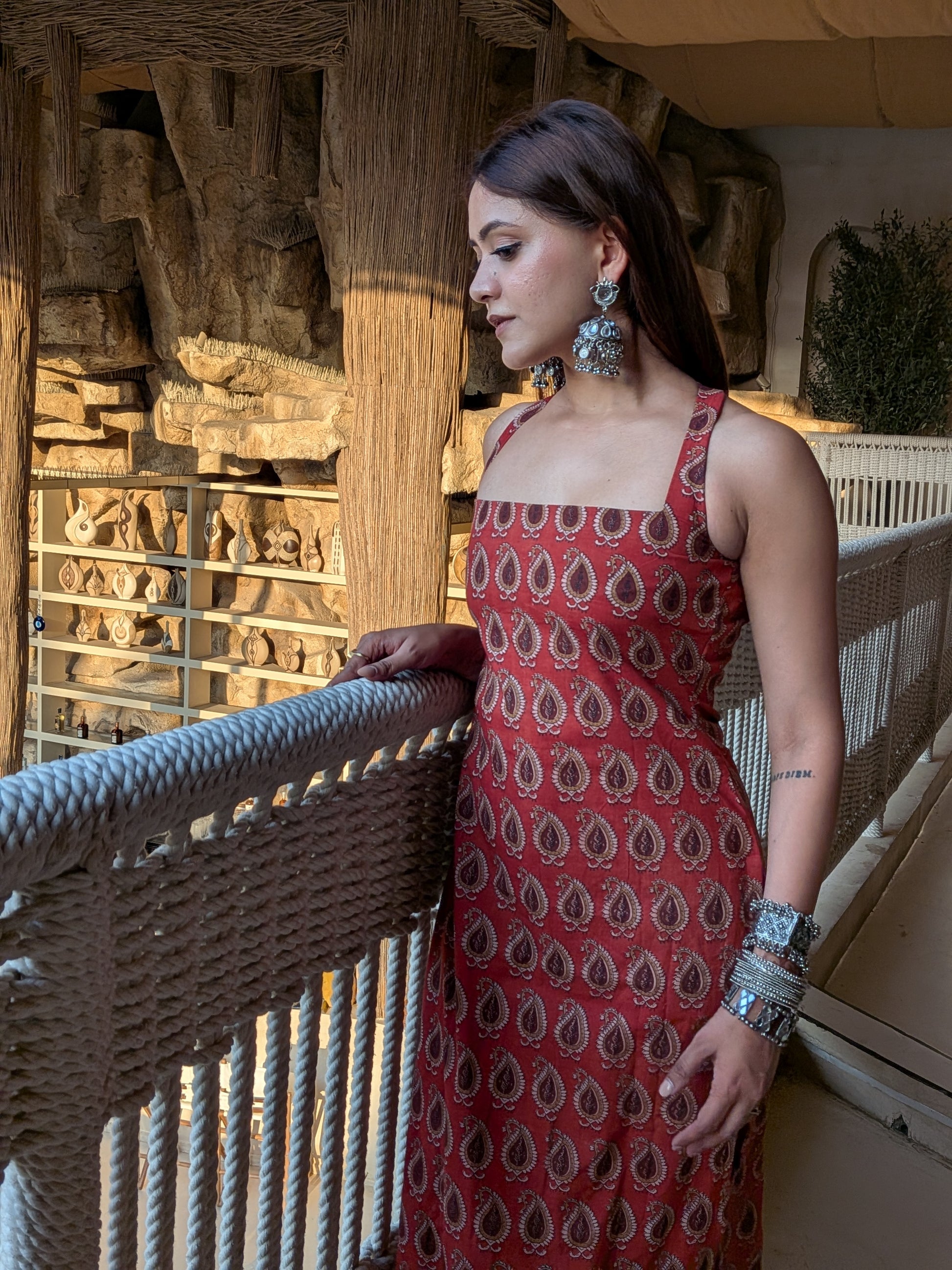 Mandira Hand Block Printed Kurti